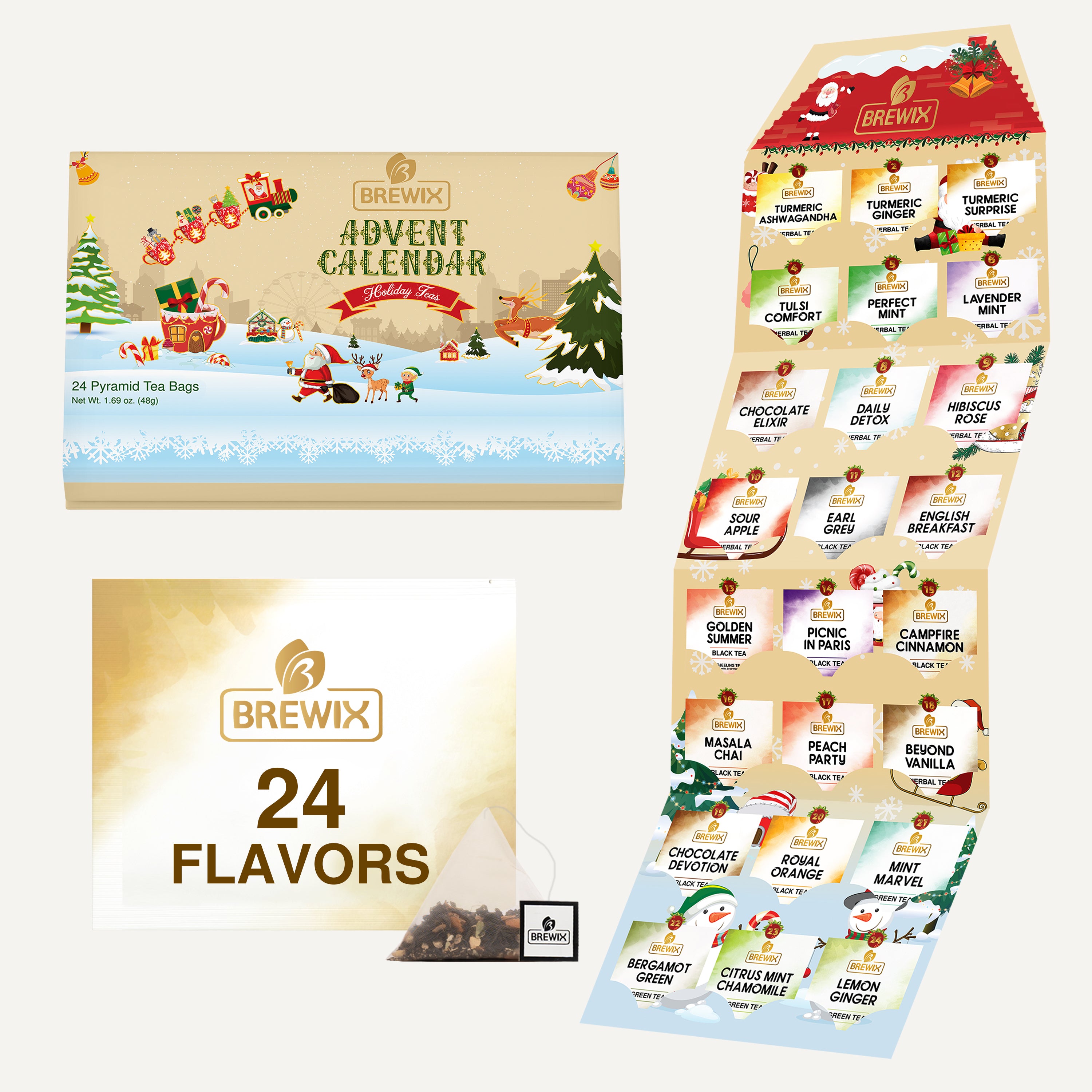 Advent Calendar - 24 days to Christmas Gift Box