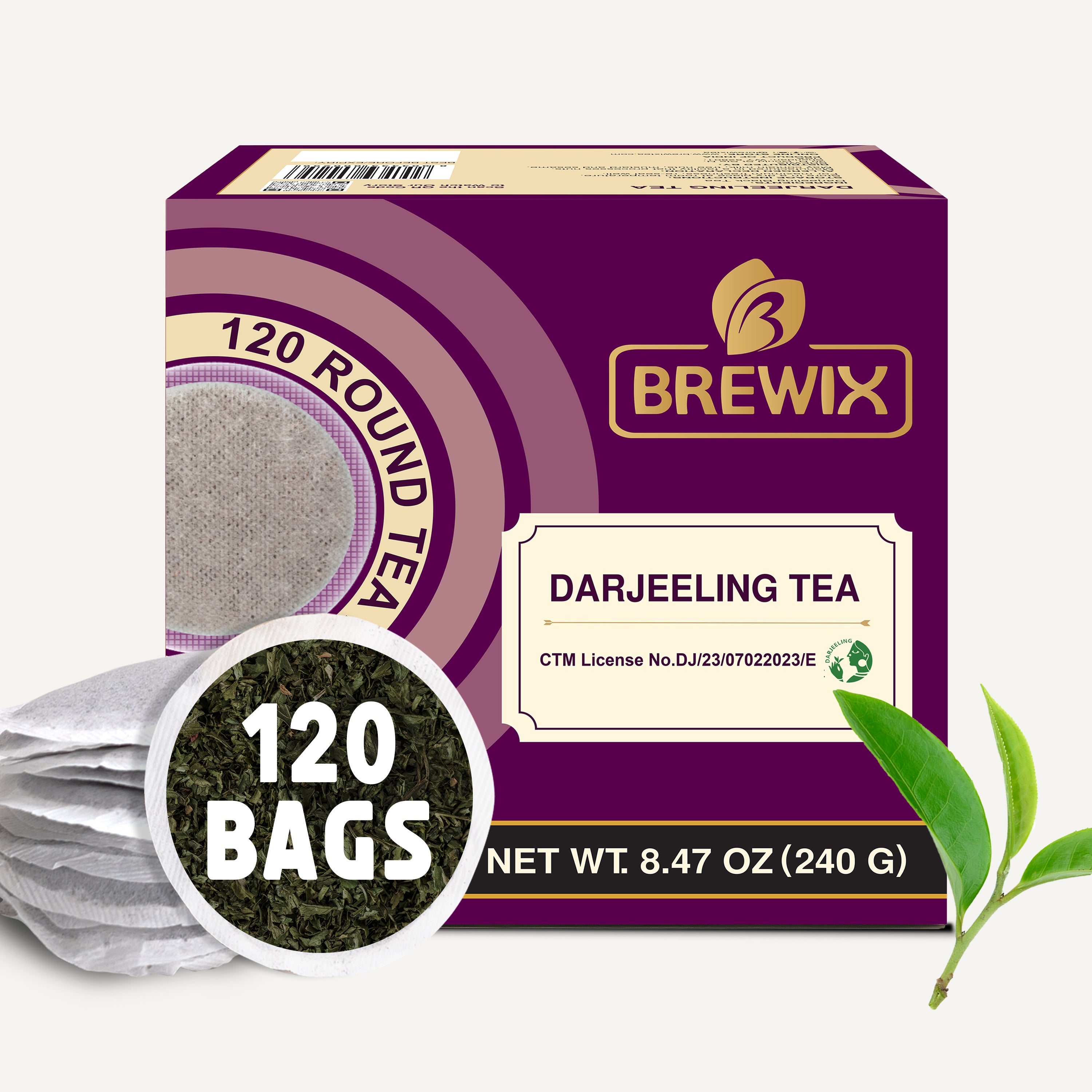 Darjeeling 120 Round Bags