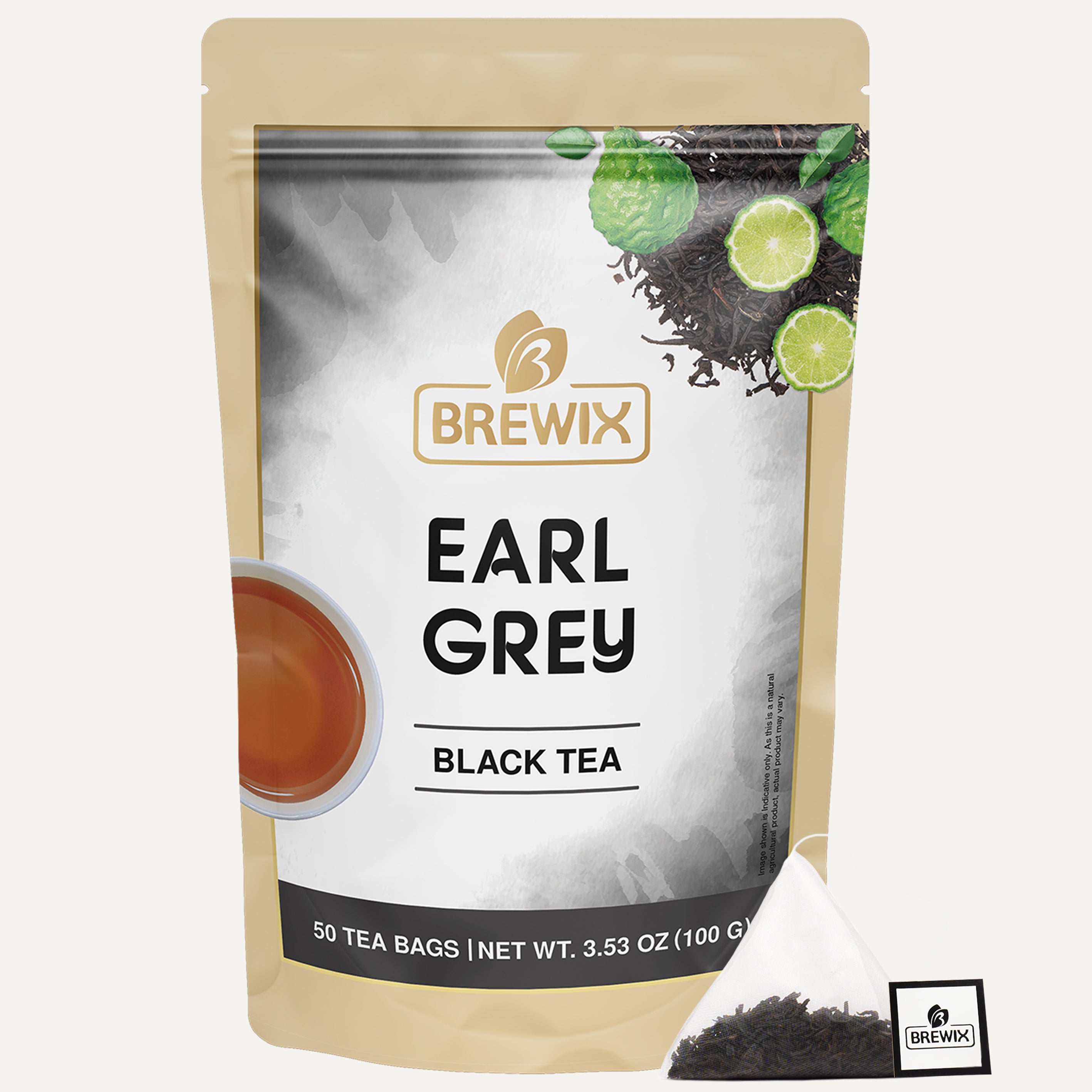 Earl Grey Black Tea, 50 Pyramid Bags