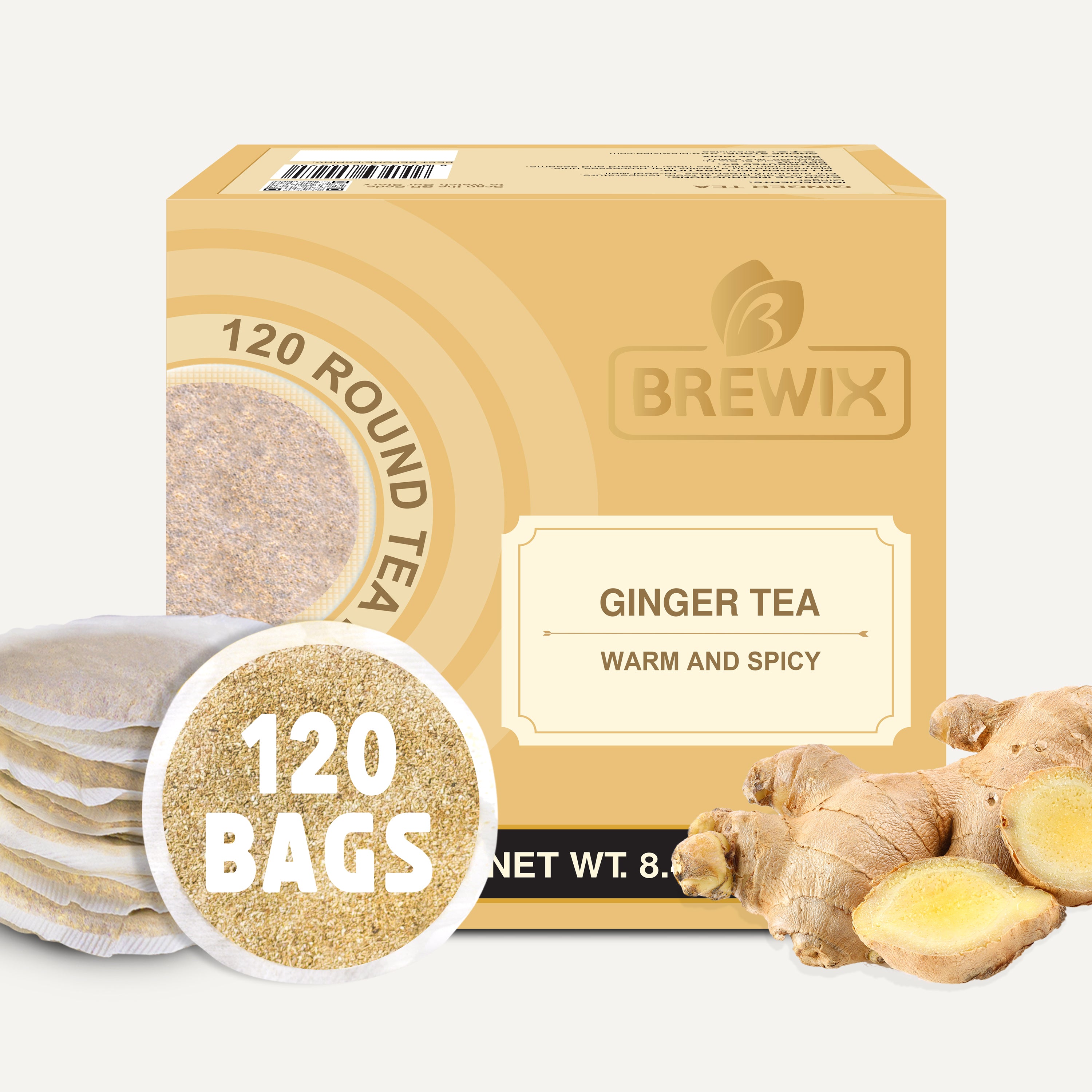 Ginger 120 Round Bags
