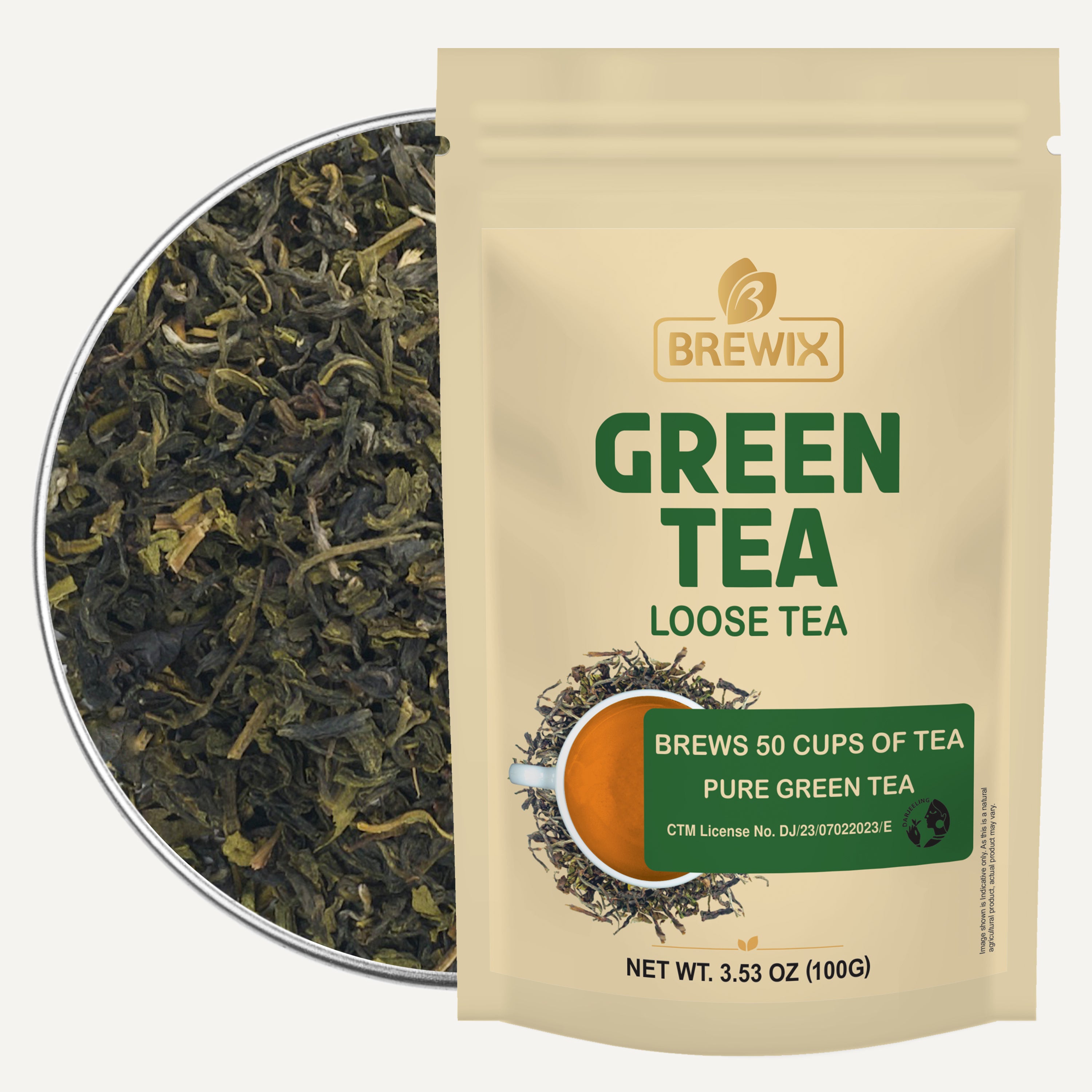 Green Tea, 3.53 oz Loose Tea