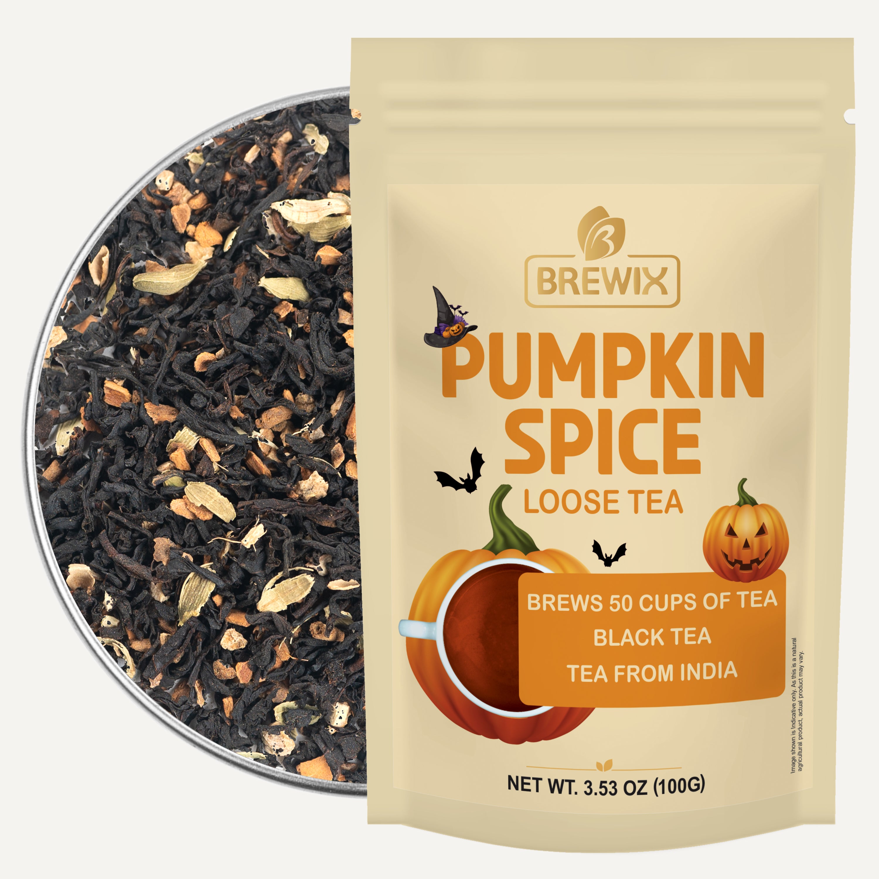Pumpkin Spice Black Tea, 3.53 oz Loose Tea