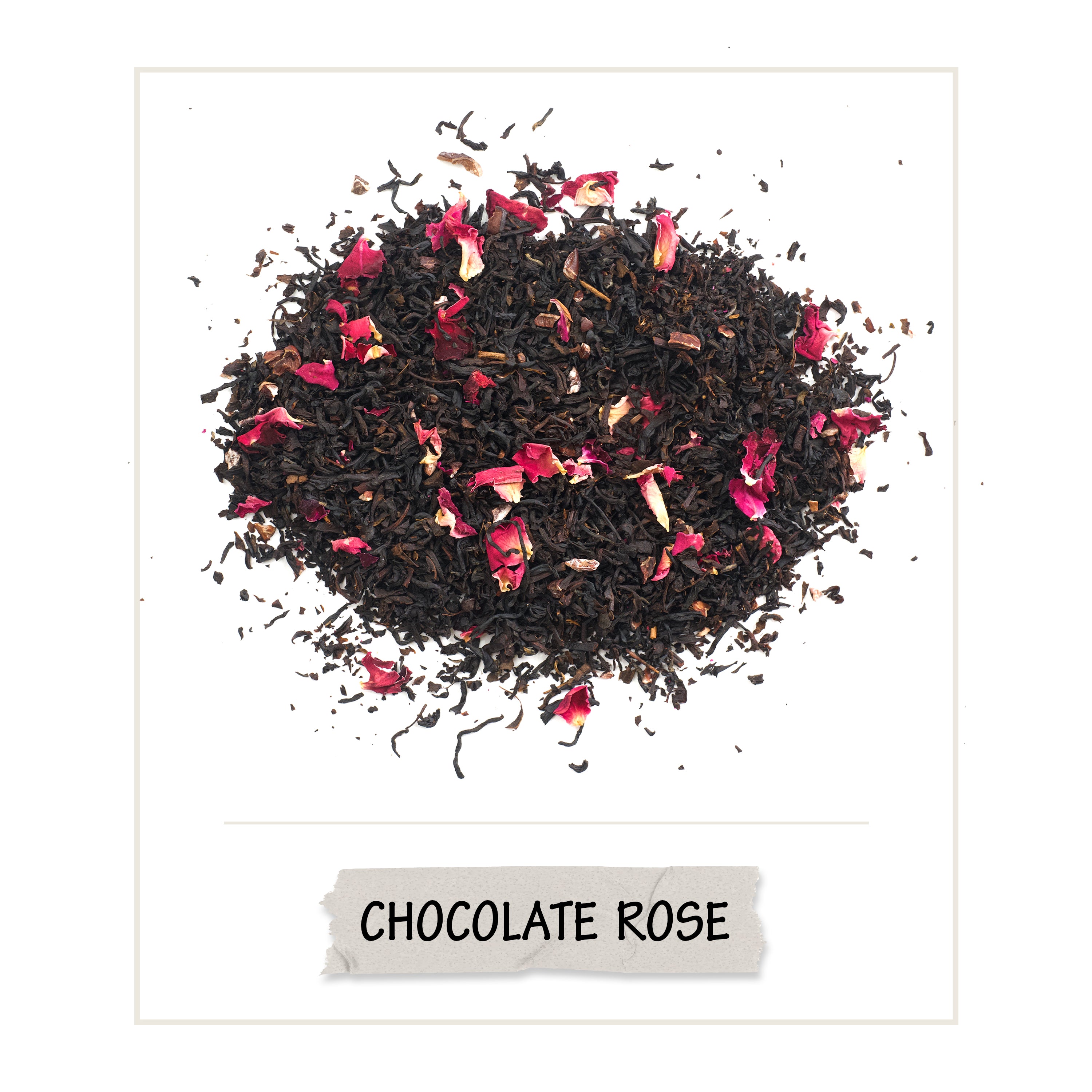 Chocolate Rose Black Tea, 3.53 oz Loose Tea