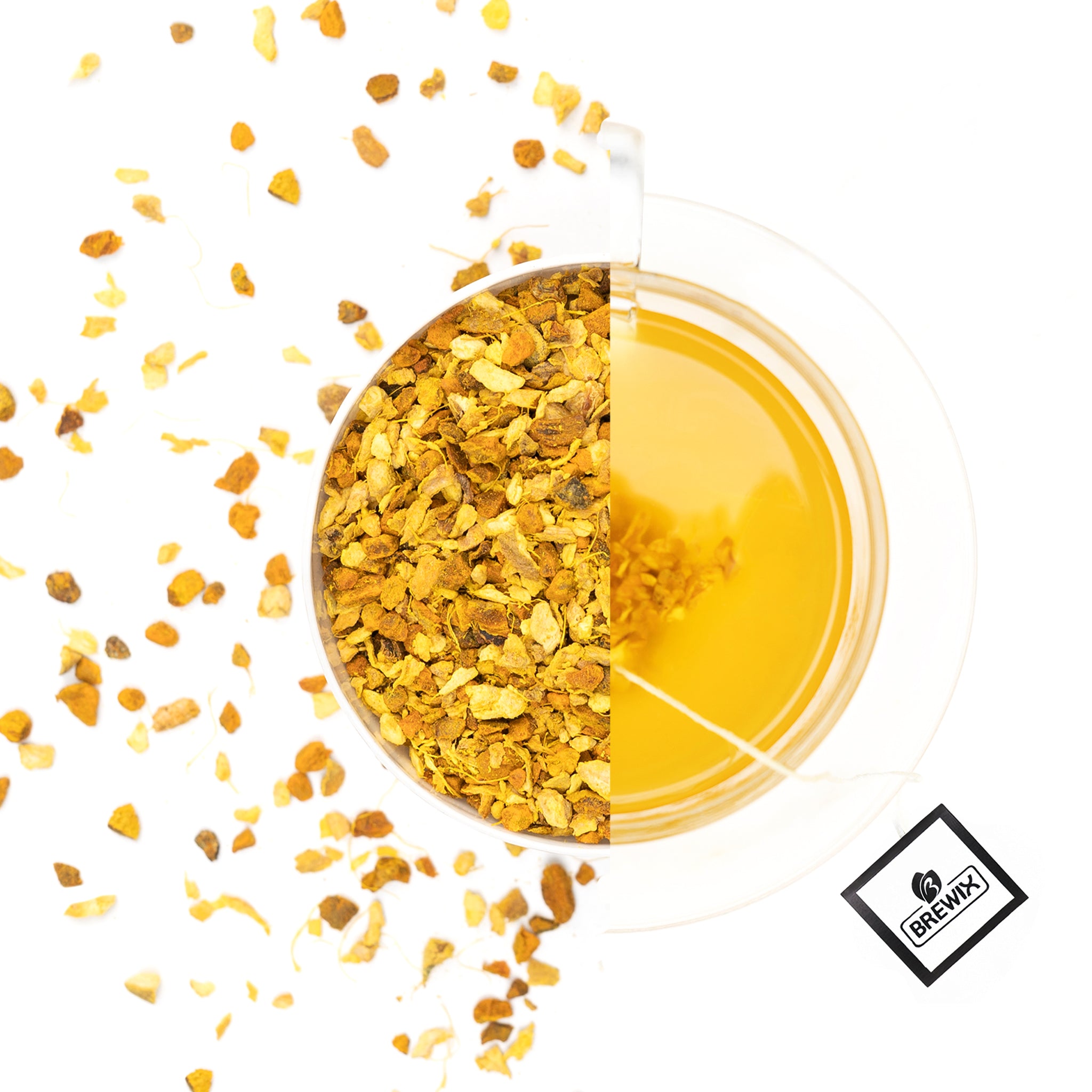 Turmeric Ginger Herbal Tea Tissane, Soothes and Revitalizes