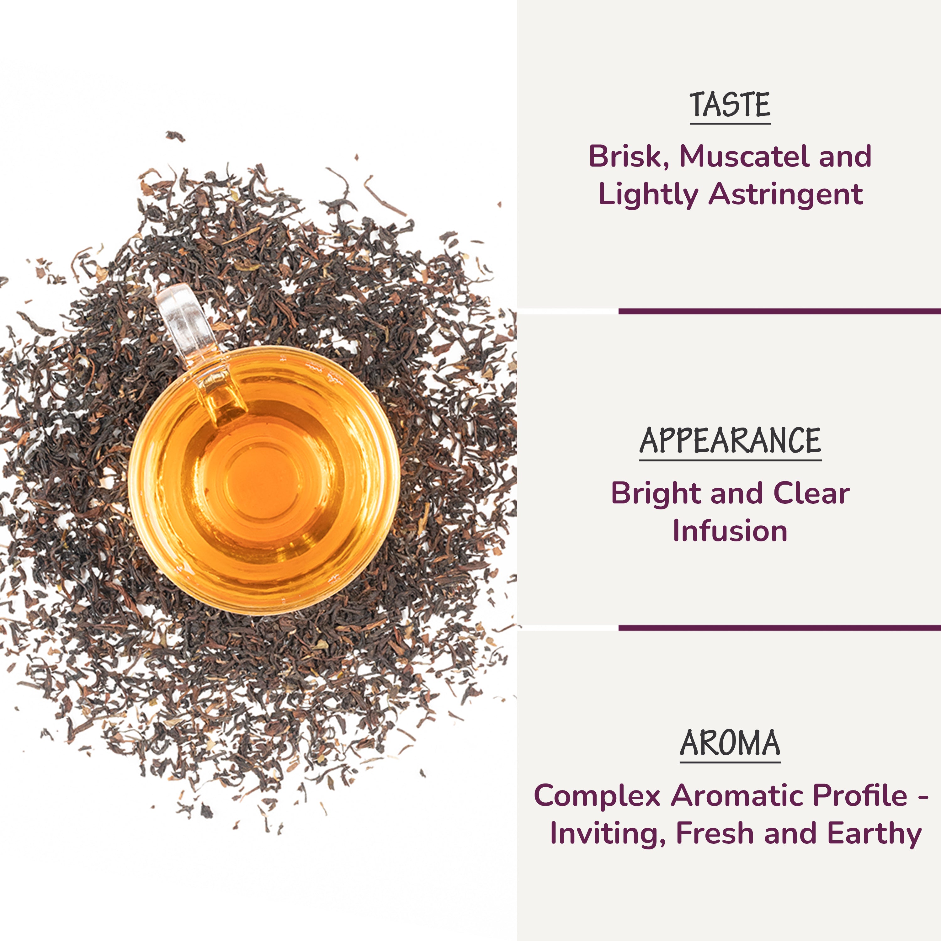 Darjeeling Black Tea, 3.53 oz Loose Tea