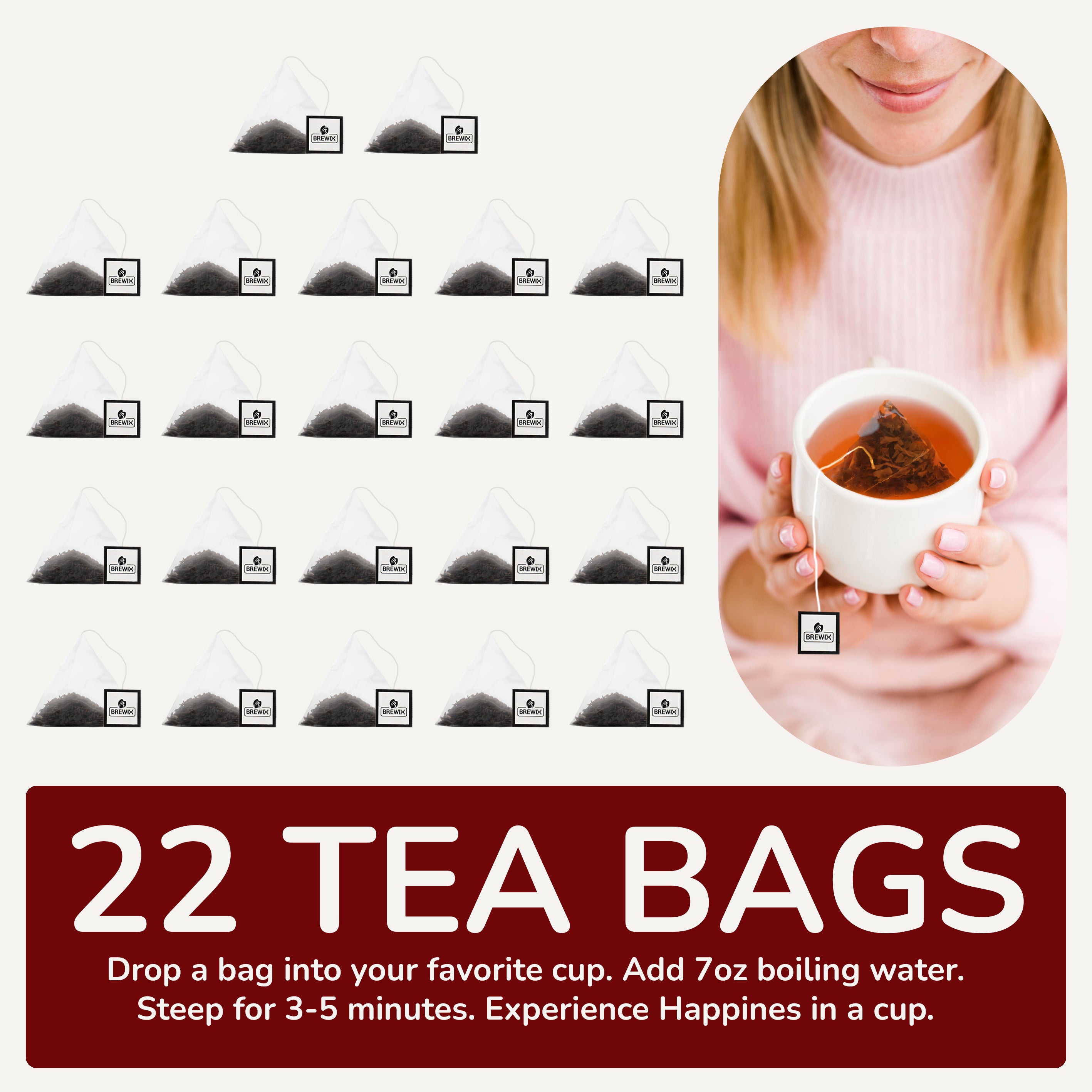 English Breakfast, 22 Pyramid Bags
