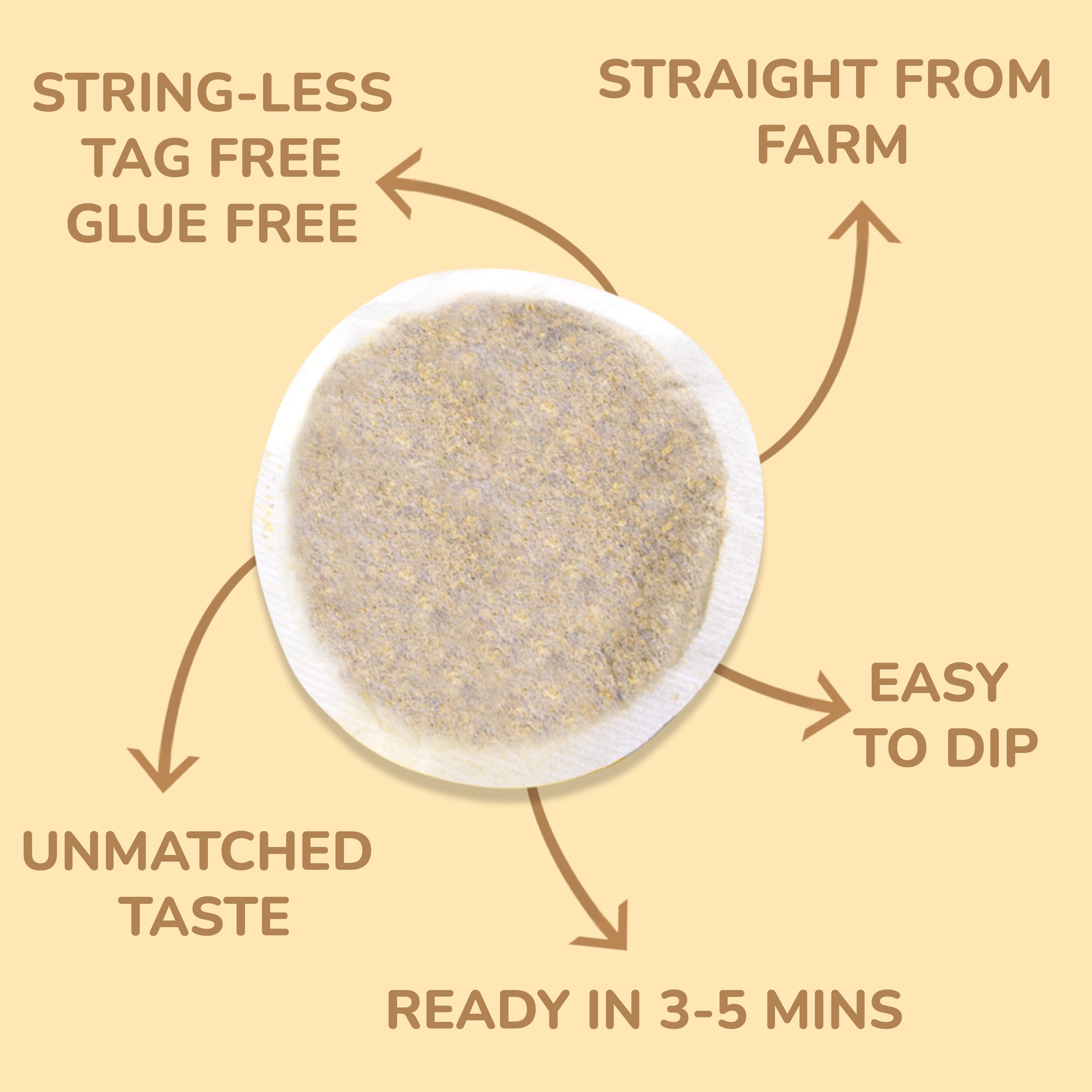 Ginger 120 Round Bags