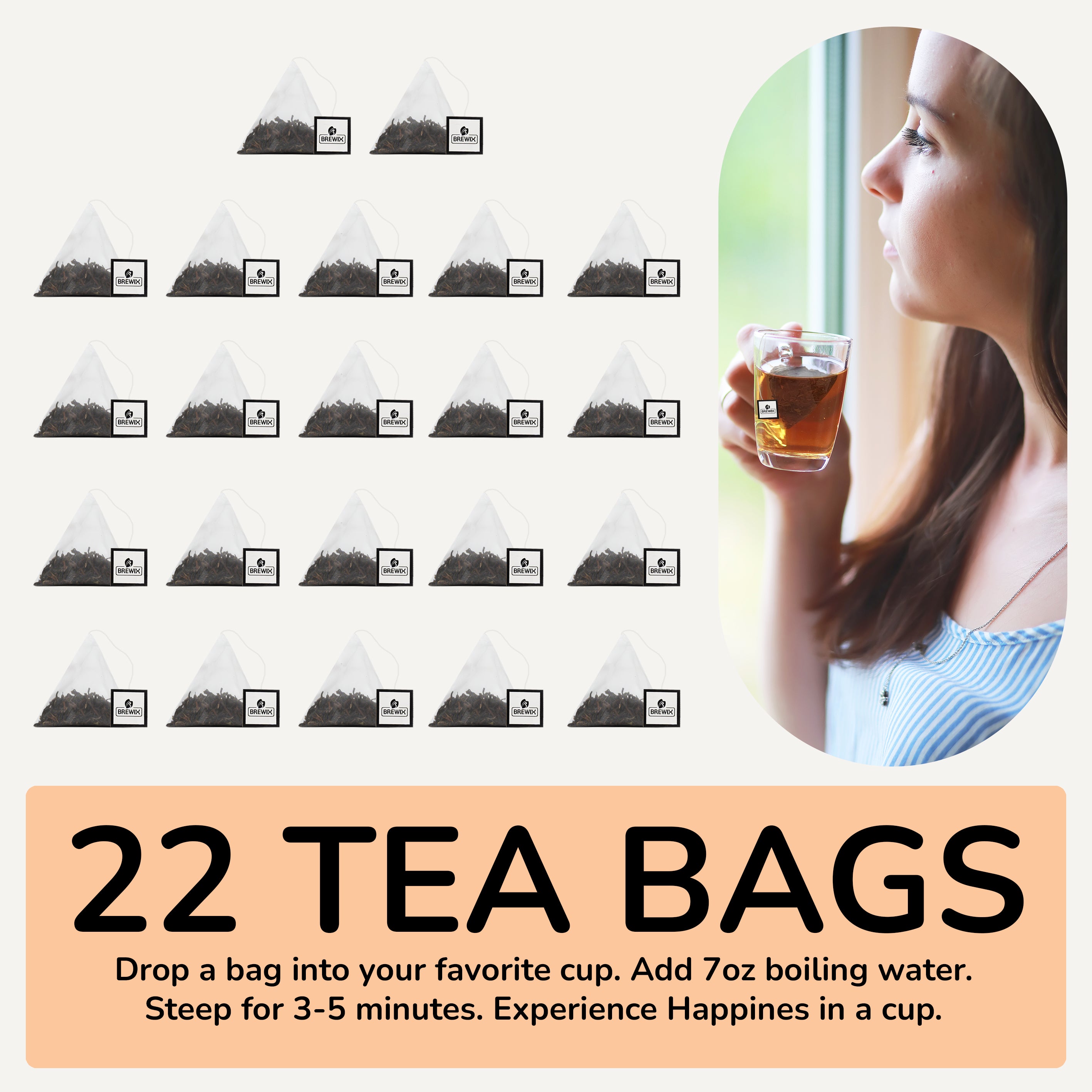 Darjeeling Black Tea, 22 Tea Bags