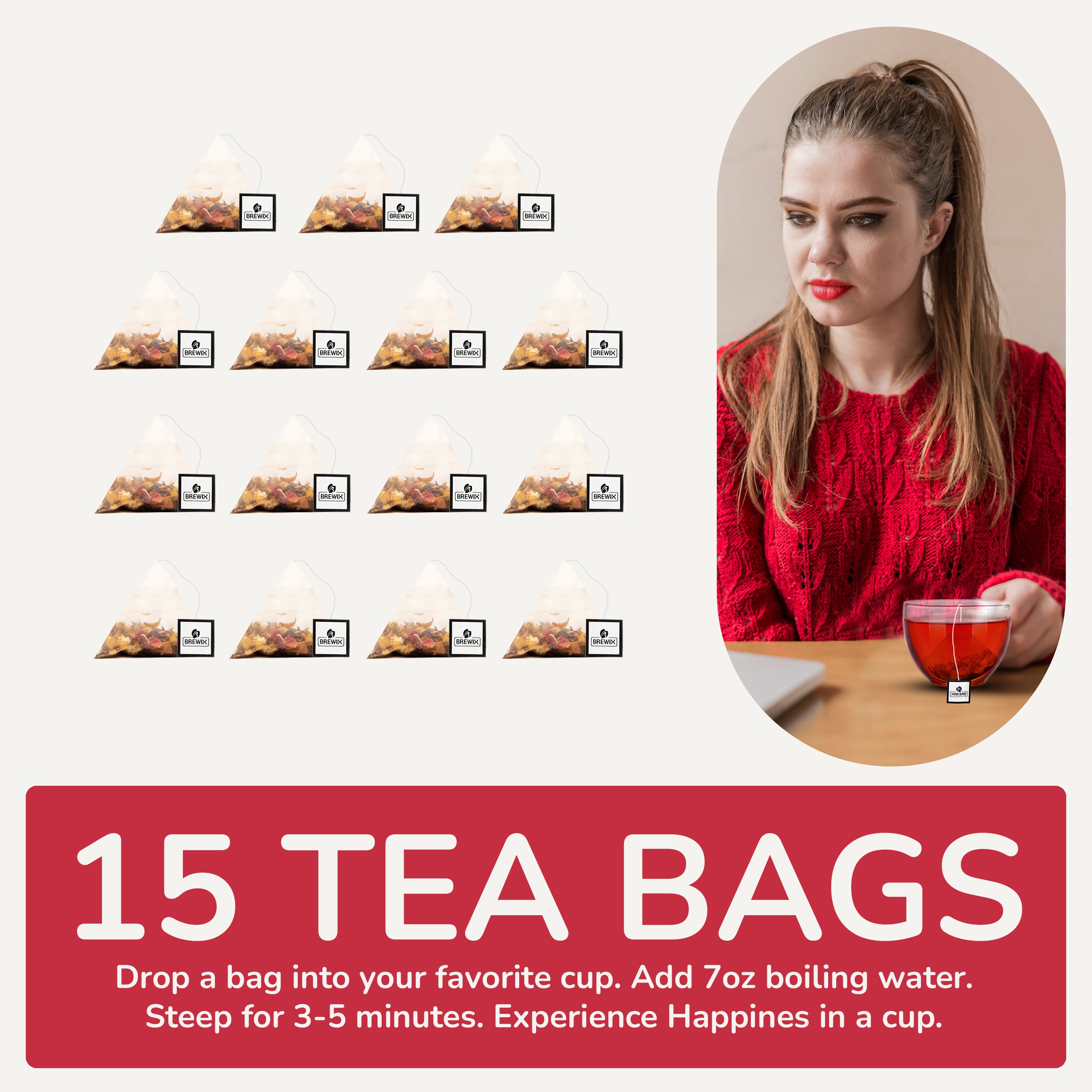 Hibiscus Rose Herbal Tea | Floral Harmony