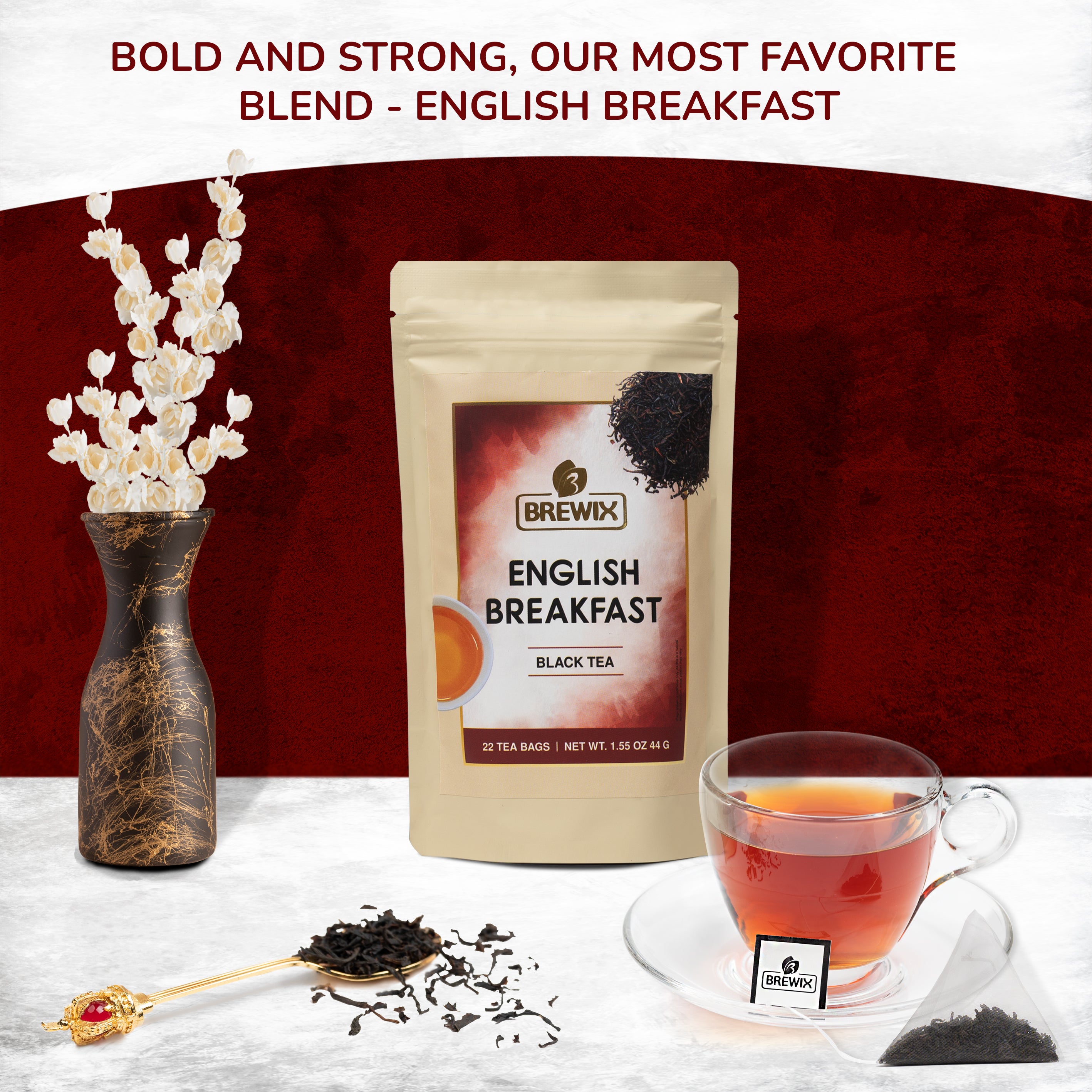 English Breakfast, 22 Pyramid Bags