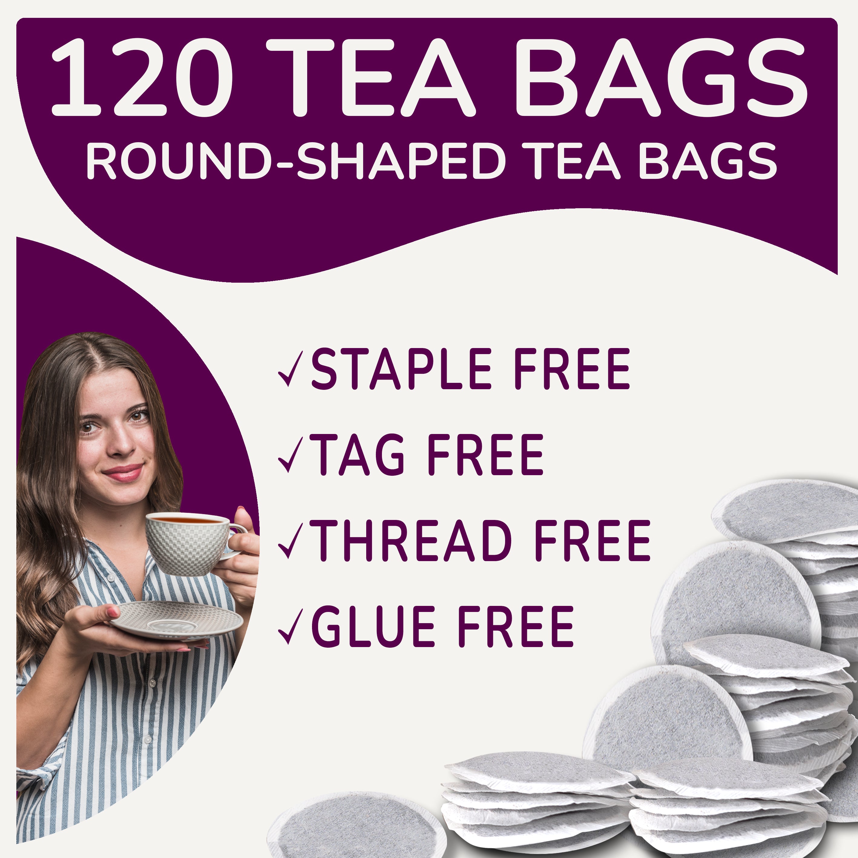Darjeeling 120 Round Bags