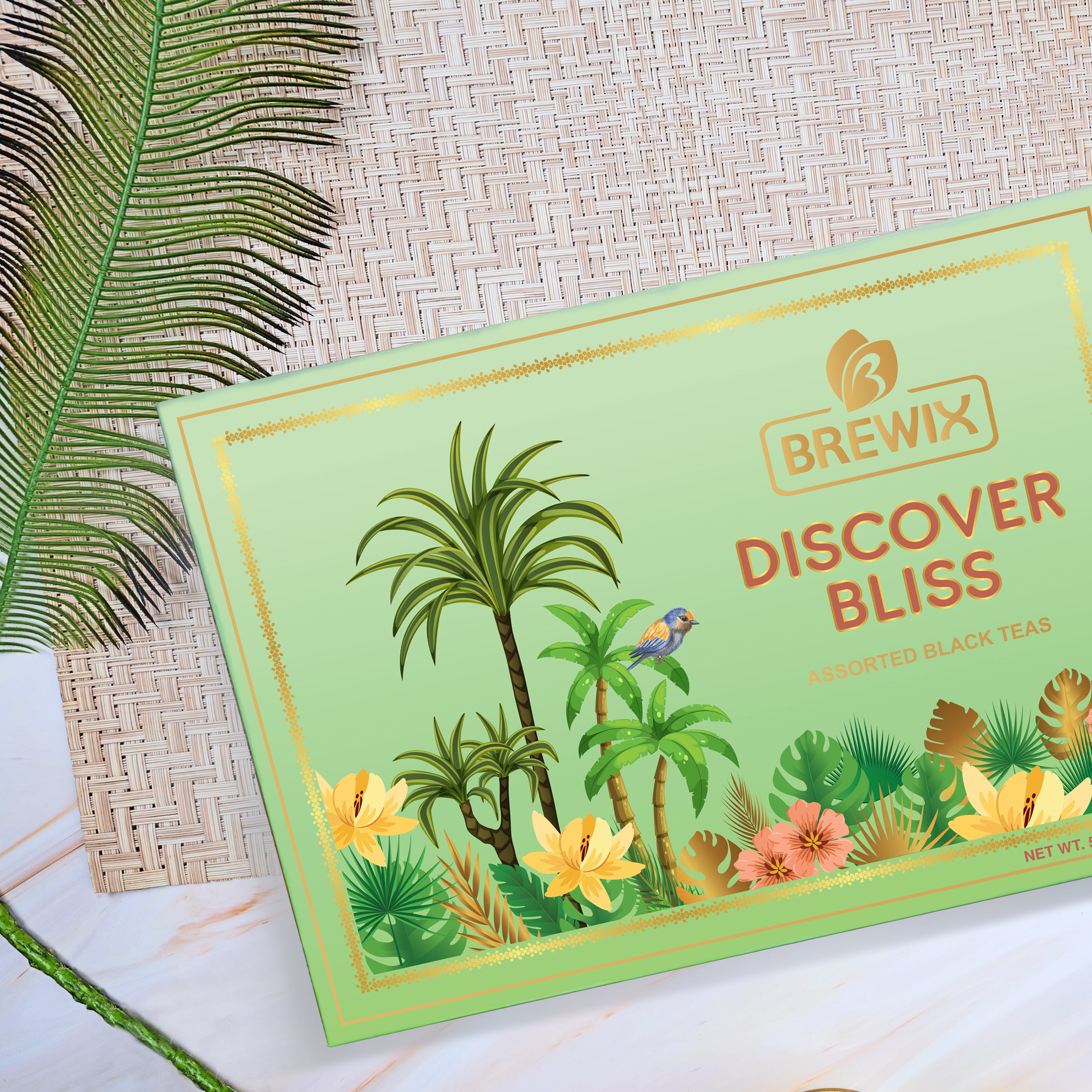 Discover Bliss Herbal Tea Gift Set Box, Set of 6