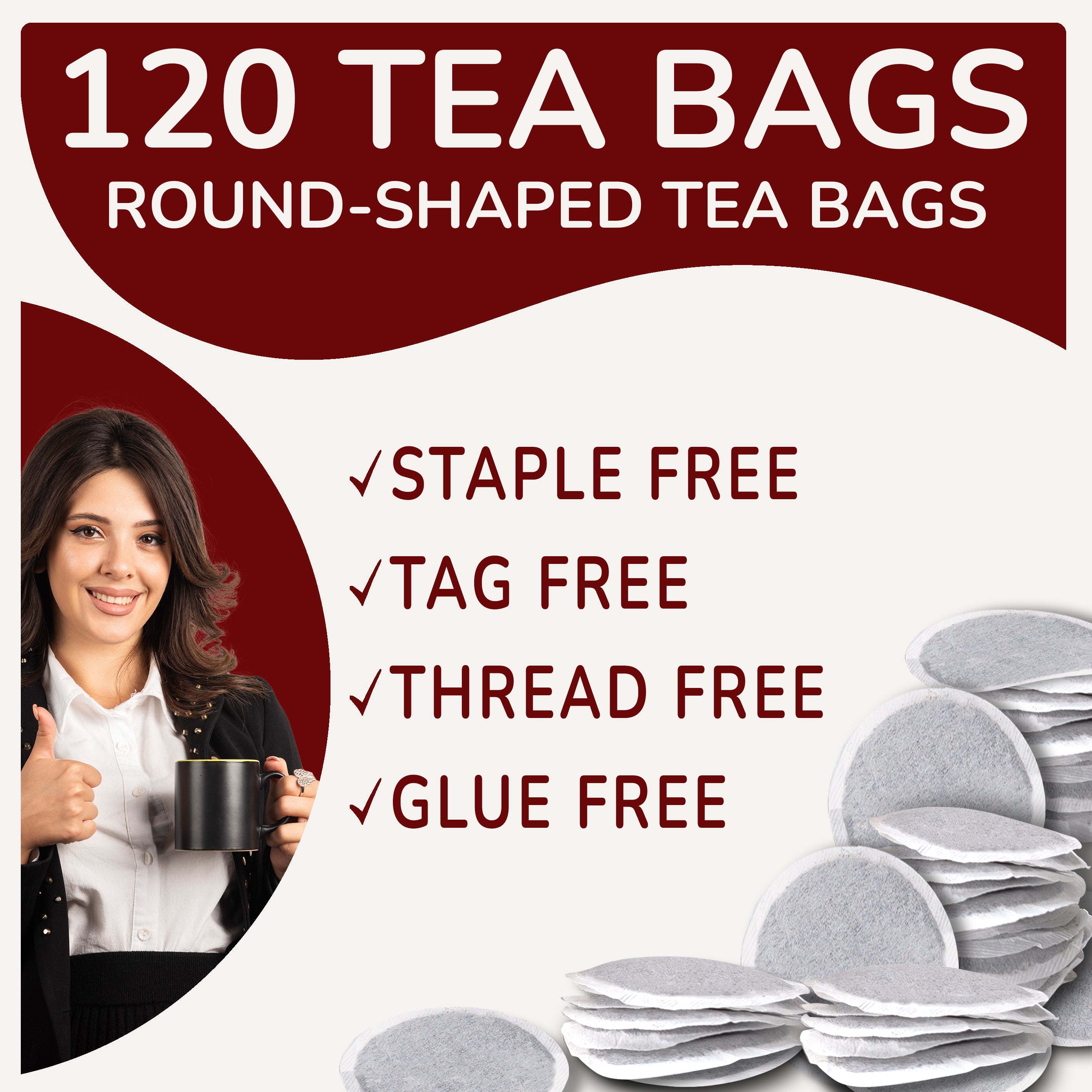 English Breakfast 120 Round Bags