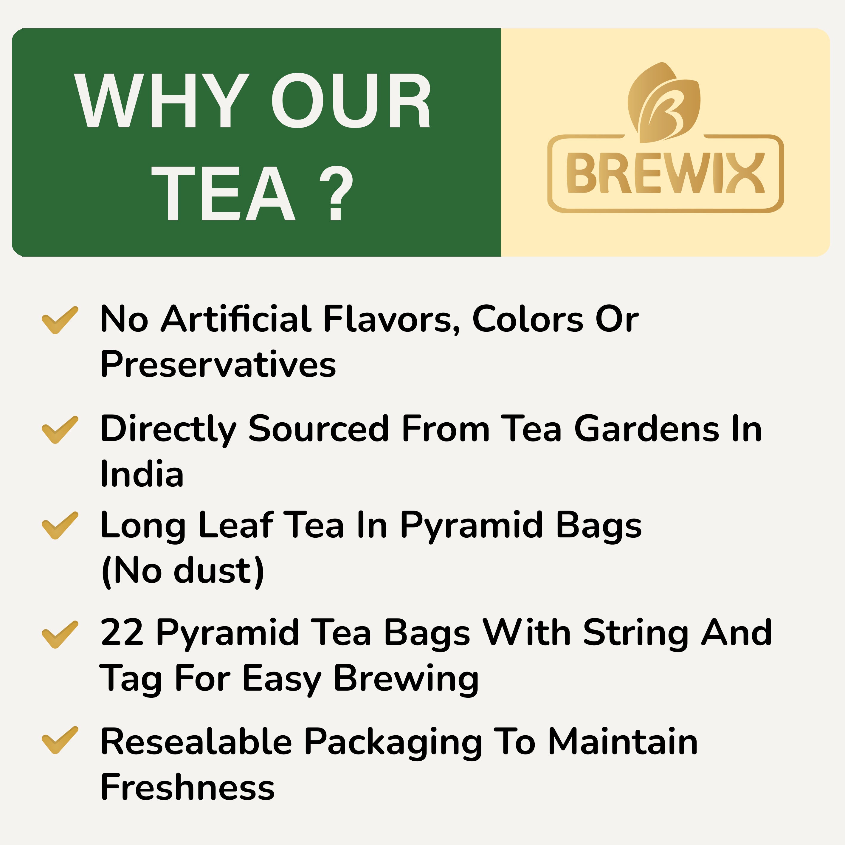 Green Tea, 22 pyramid tea bags