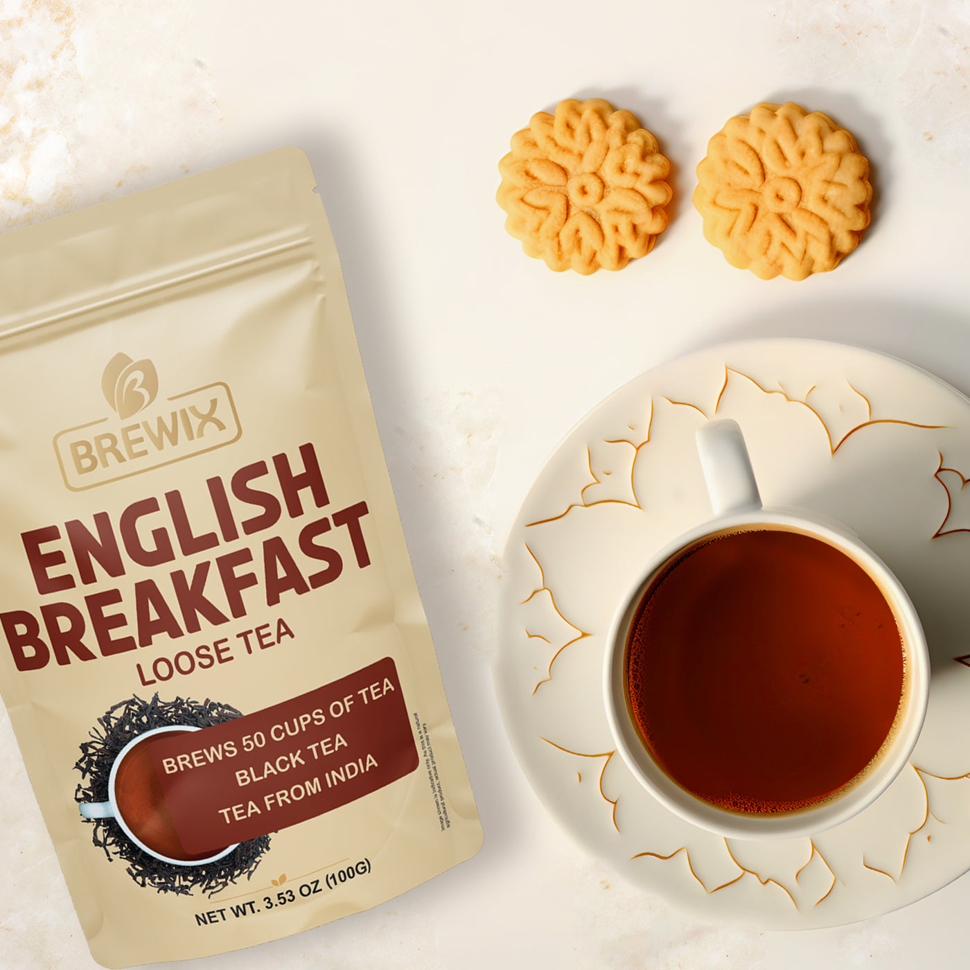 English Breakfast Black Tea, 3.53 oz Loose Tea
