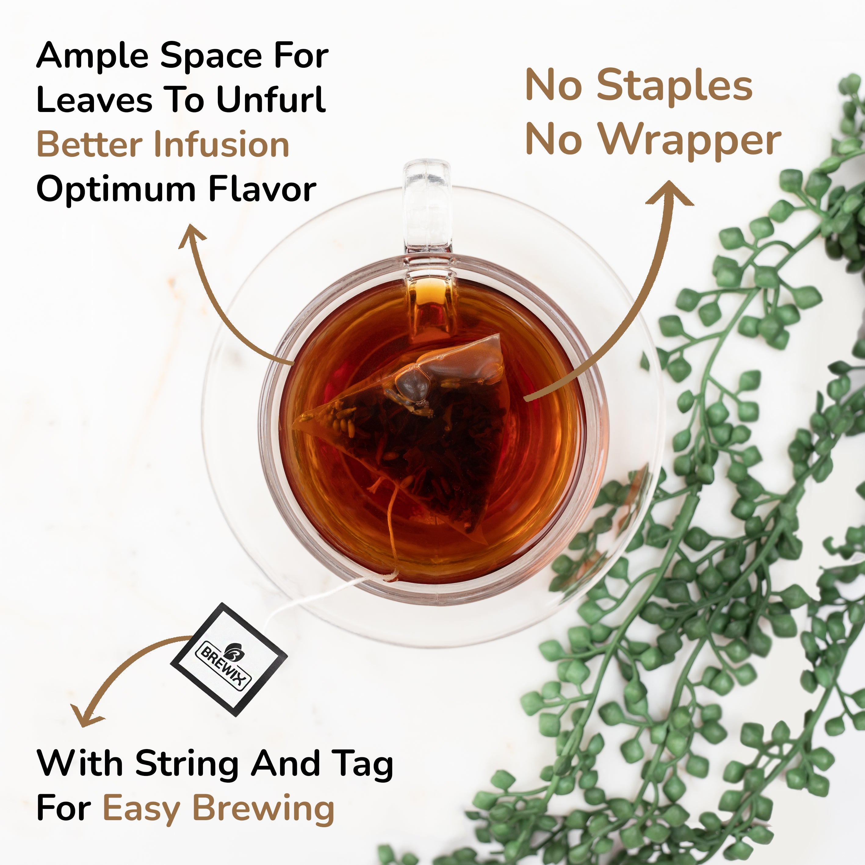 Picnic in Paris Black Tea - Soothing and Antioxidant-Rich, 25 Tea Bags