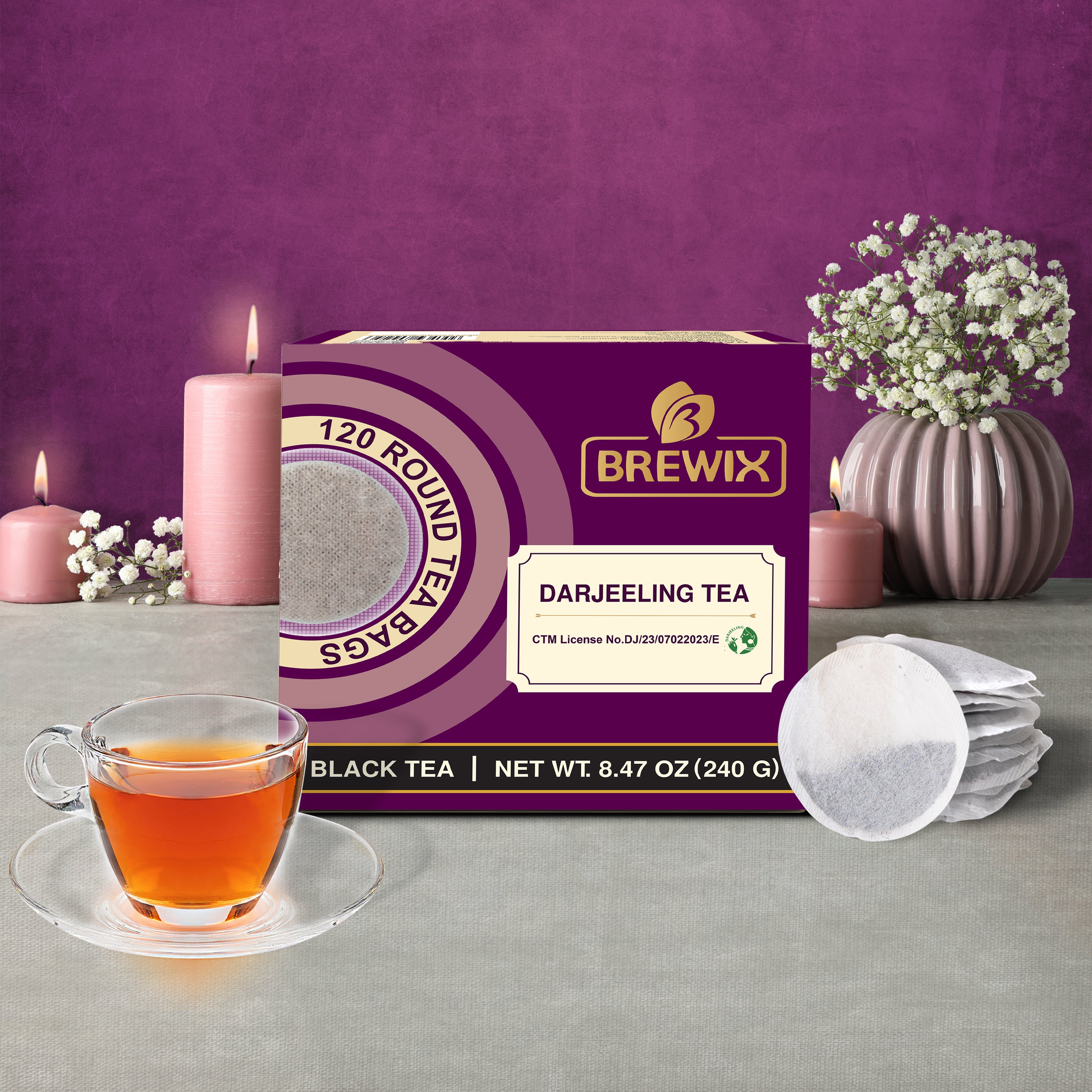 Darjeeling 120 Round Bags