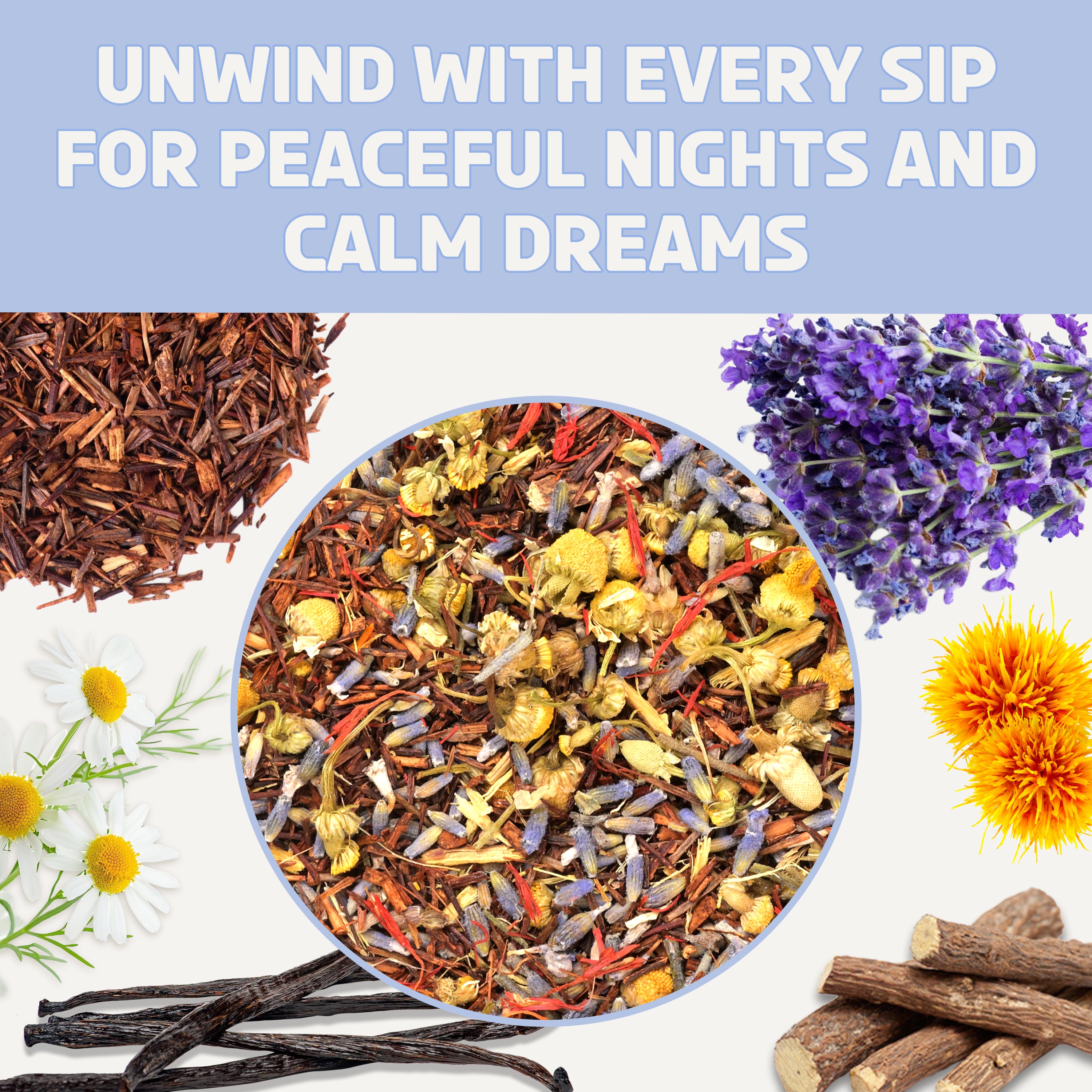 Bedtime Blossom Tea | A Gentle, Caffeine-free Brew for Quiet Nights and Deeper Rest