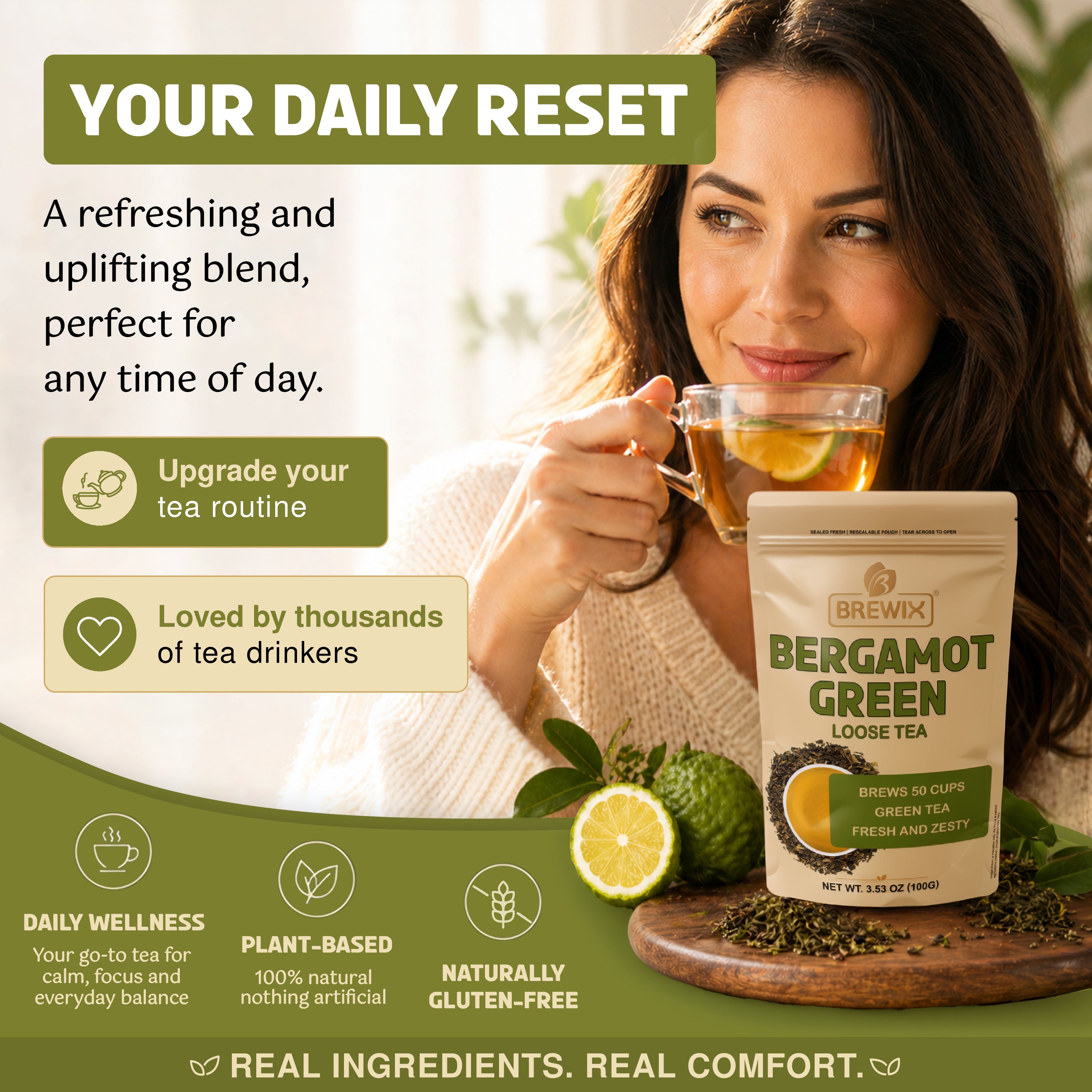 Bergamot Green Tea | A Bright, Uplifting Pause In Your Day