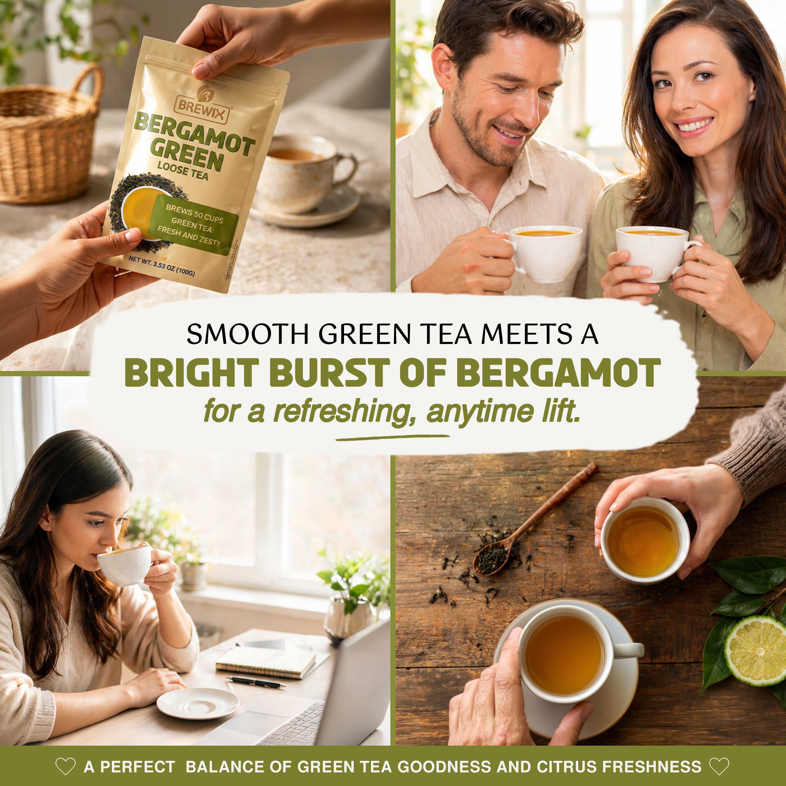 Bergamot Green Tea | A Bright, Uplifting Pause In Your Day