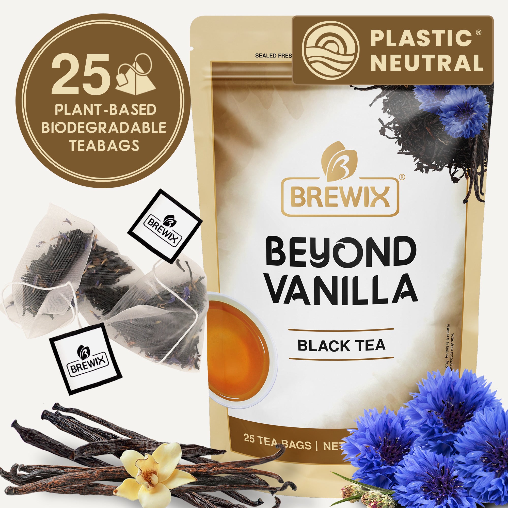 Vanilla Caramel, 25 Pyramid Bags