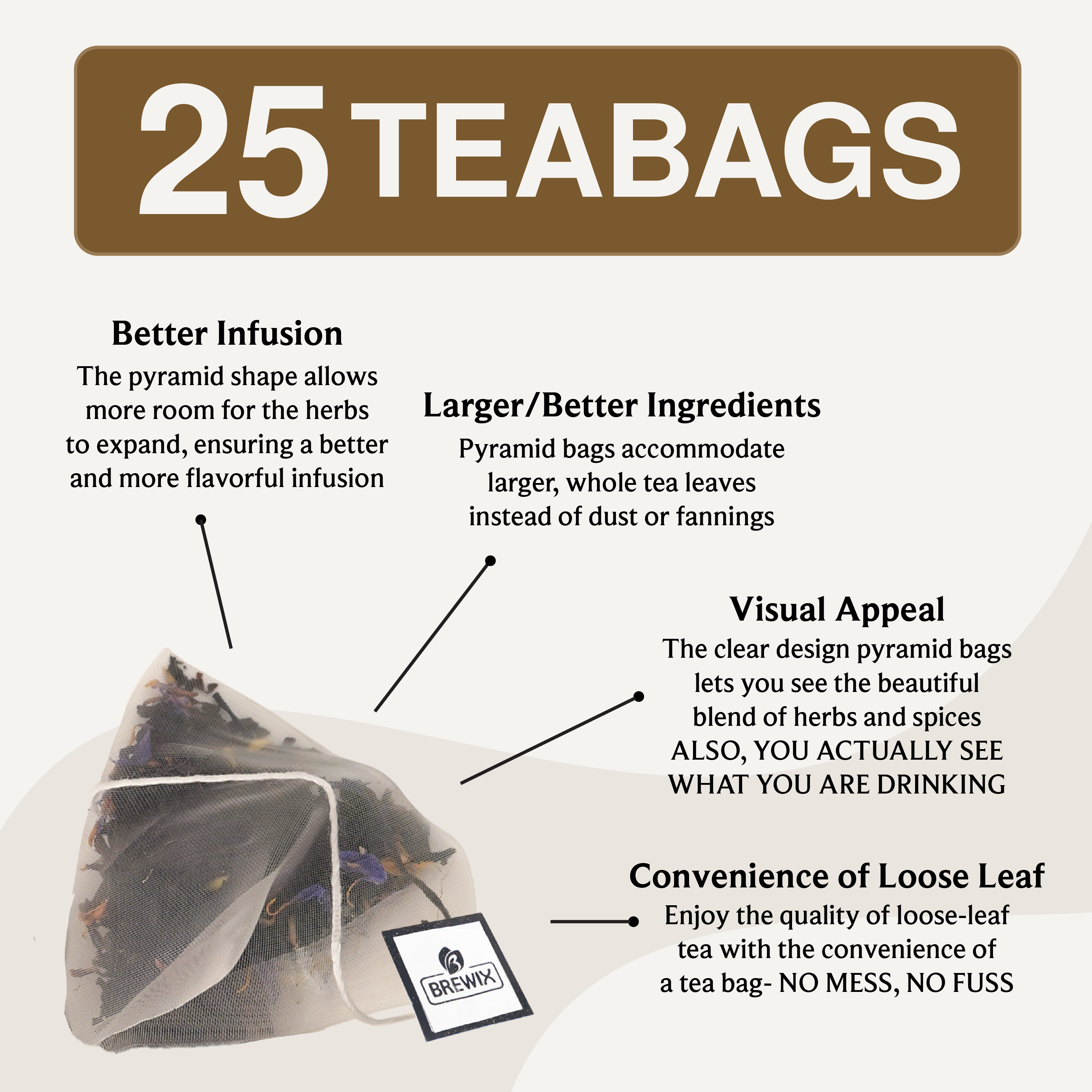 Vanilla Caramel, 25 Pyramid Bags