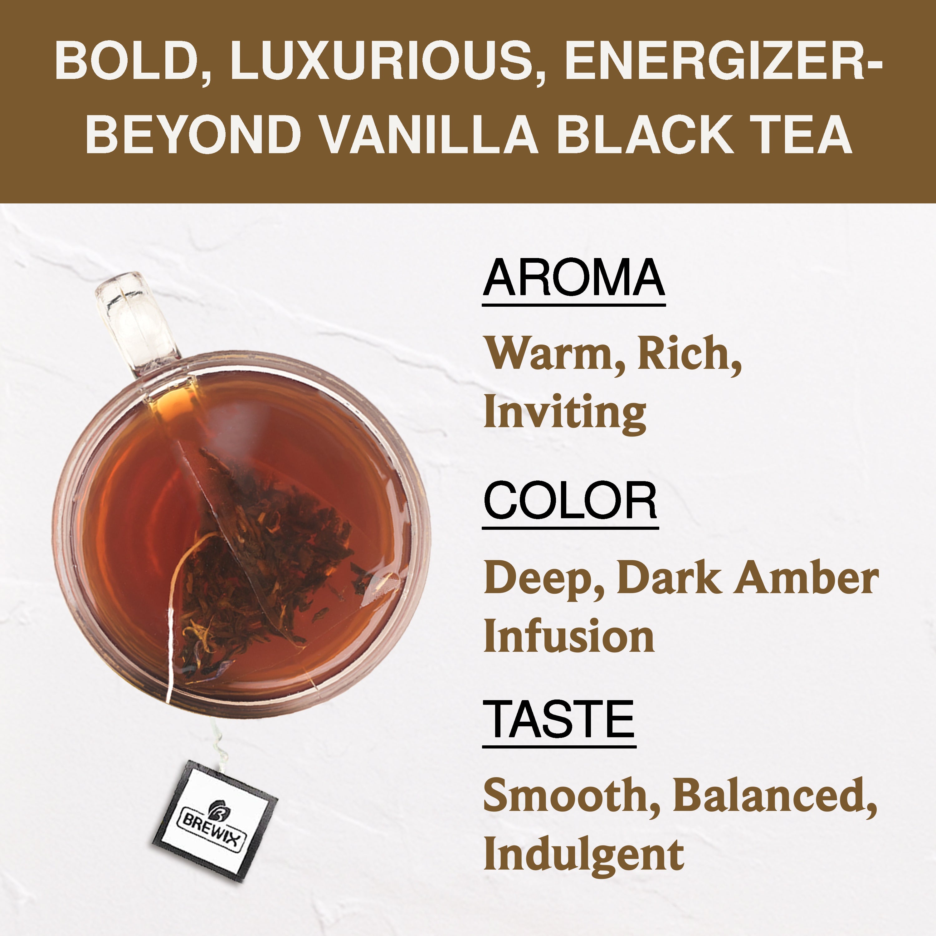 Vanilla Caramel, 25 Pyramid Bags