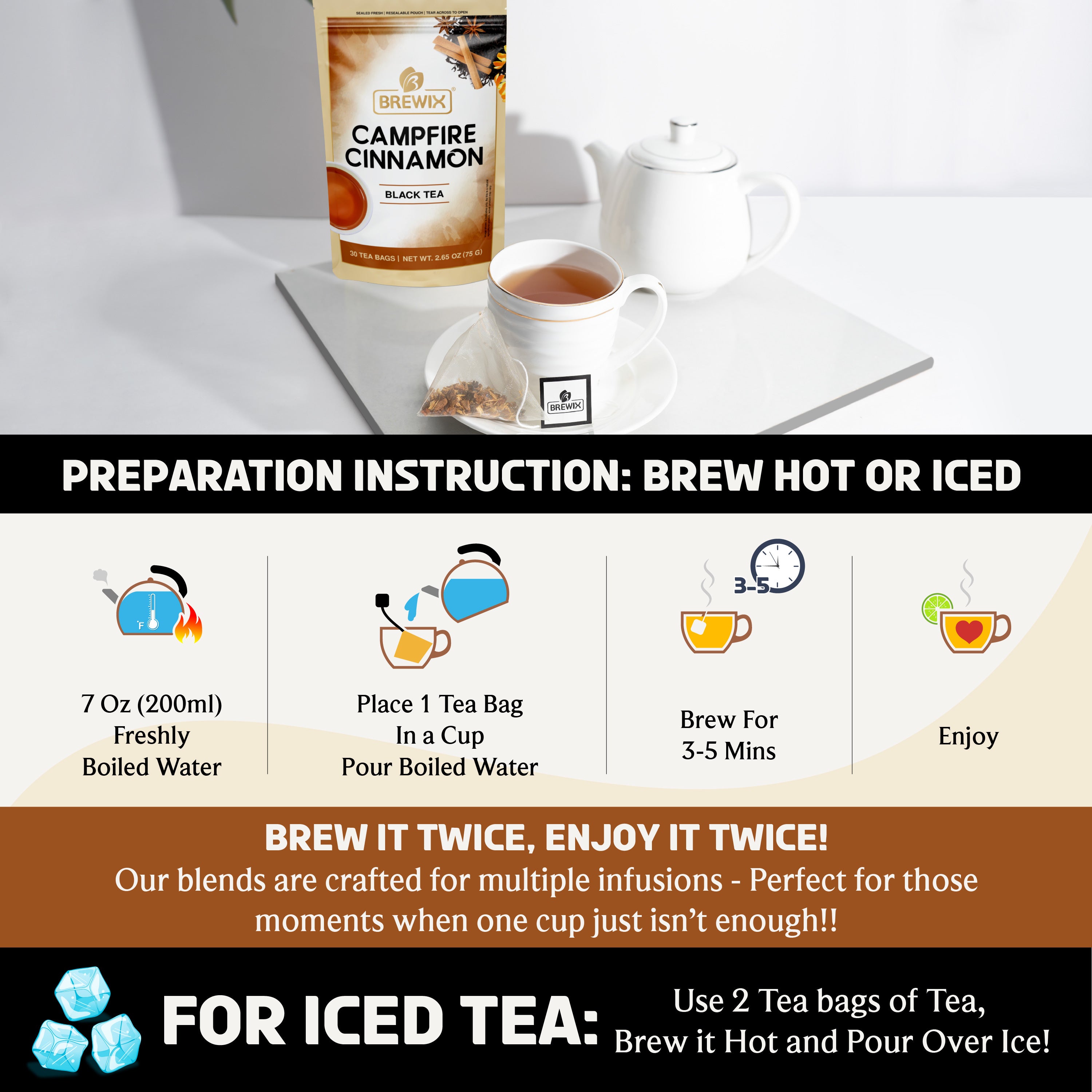 Campfire Cinnamon | Naturally Sweet, Warmly Spiced, Perfectly Balanced