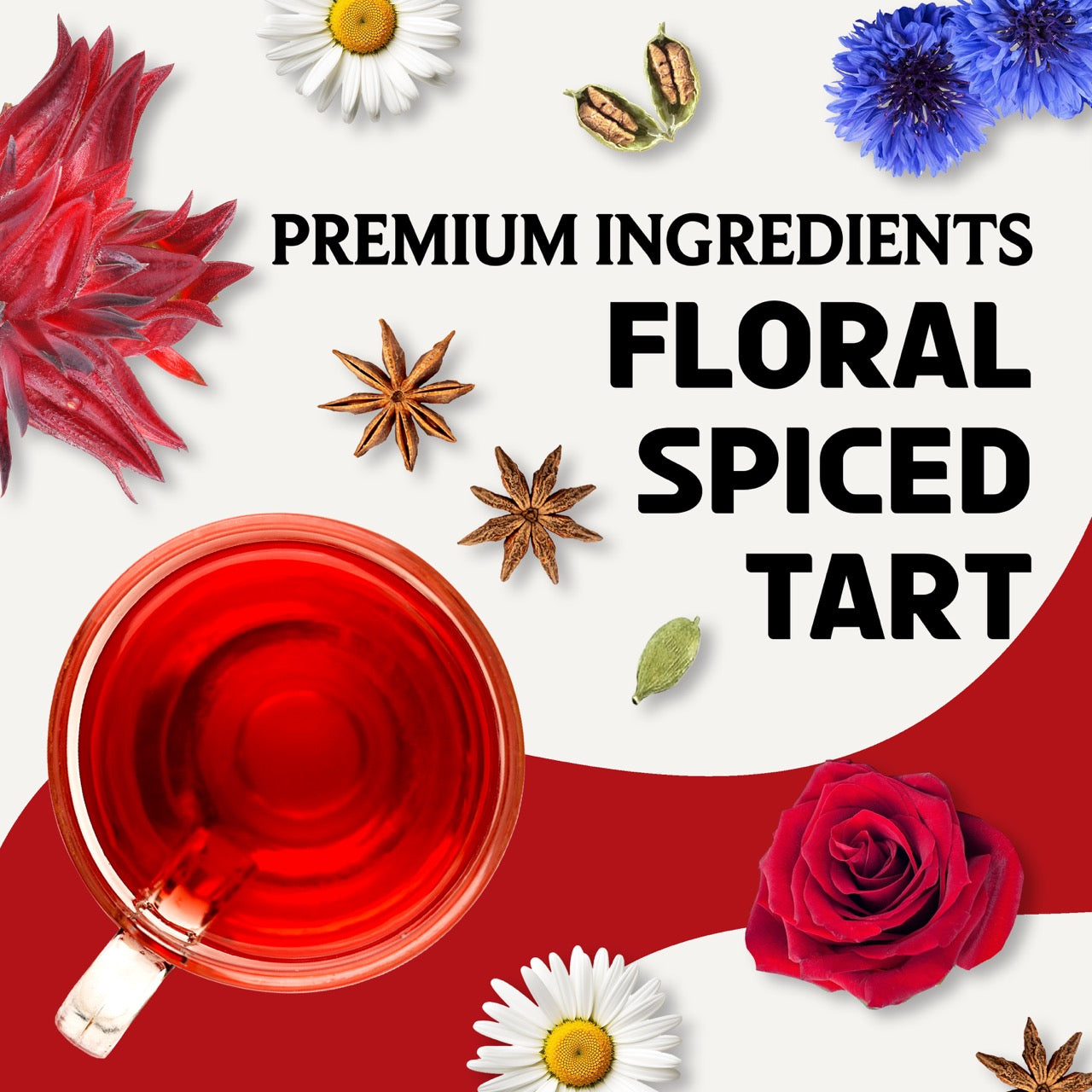 Hibiscus Rose Tea | Floral. Tart. Fabulous.
