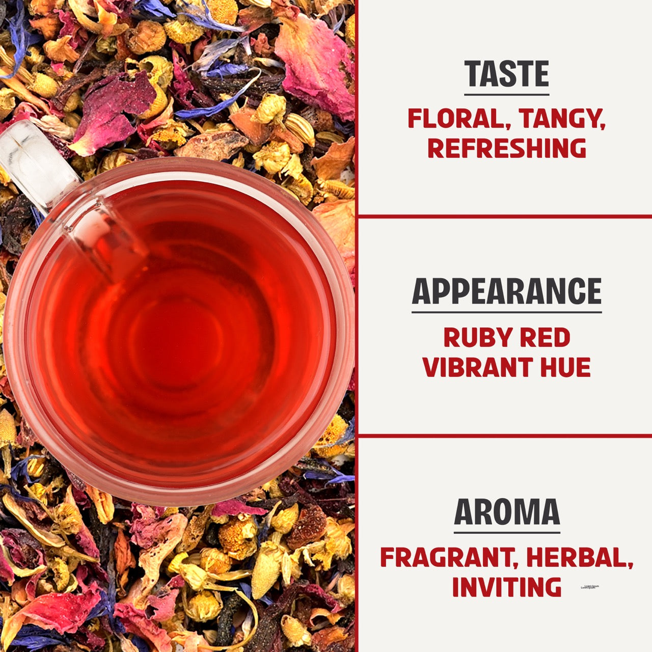 Hibiscus Rose Tea | Floral. Tart. Fabulous.