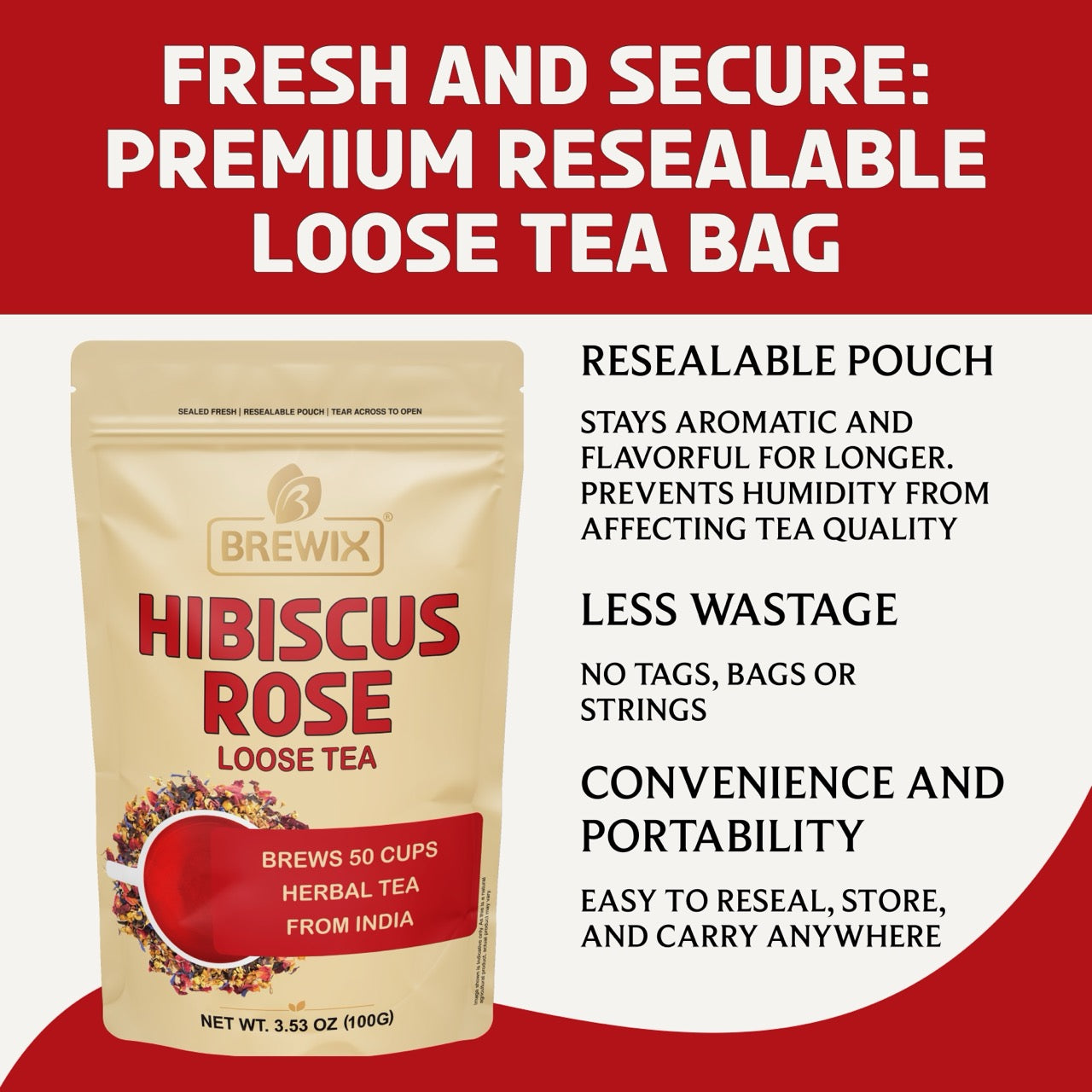 Hibiscus Rose Tea | Floral. Tart. Fabulous.