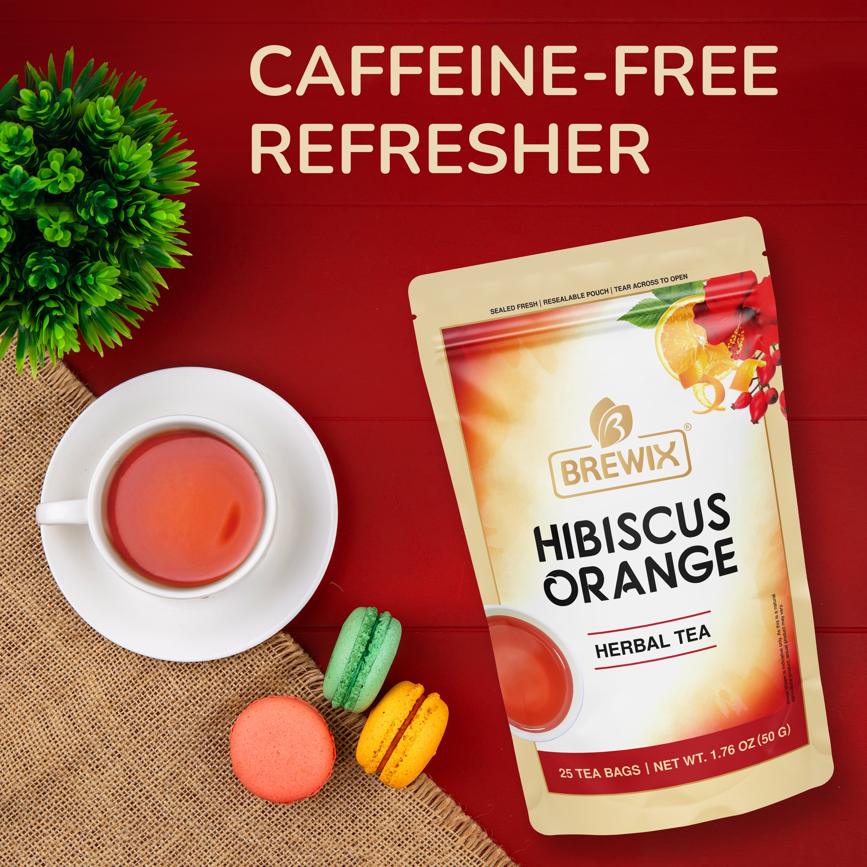 Hibiscus Orange Herbal Tea