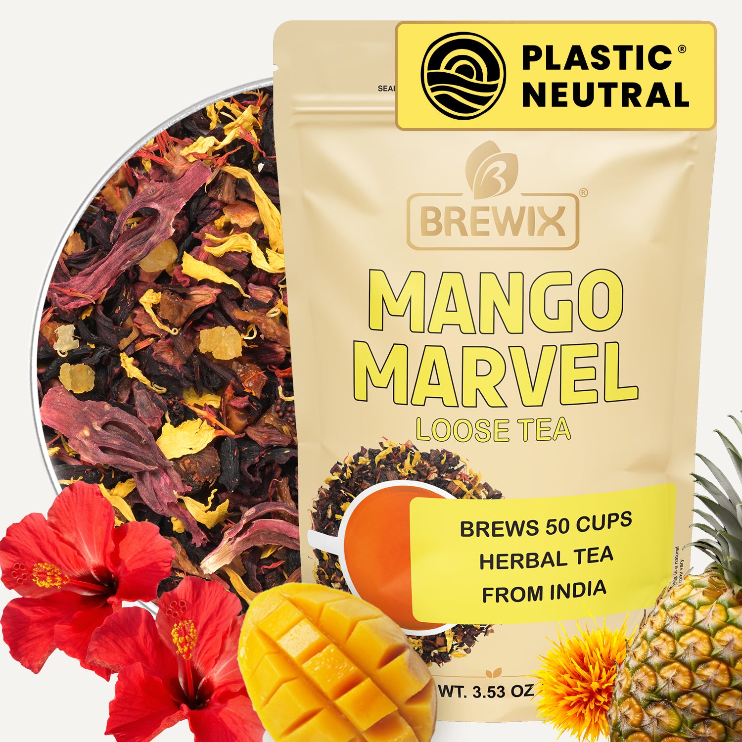 Mango Marvel Tea | A Hibiscus-based Tropical Escape In Every Sip