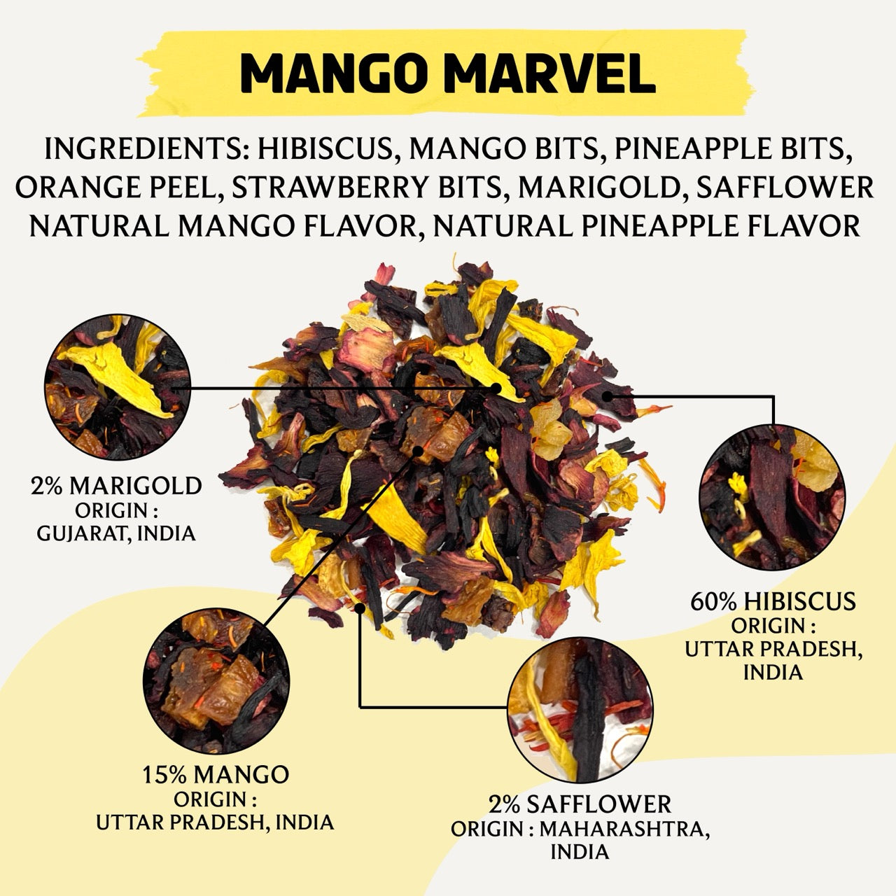 Mango Marvel Tea | A Hibiscus-based Tropical Escape In Every Sip