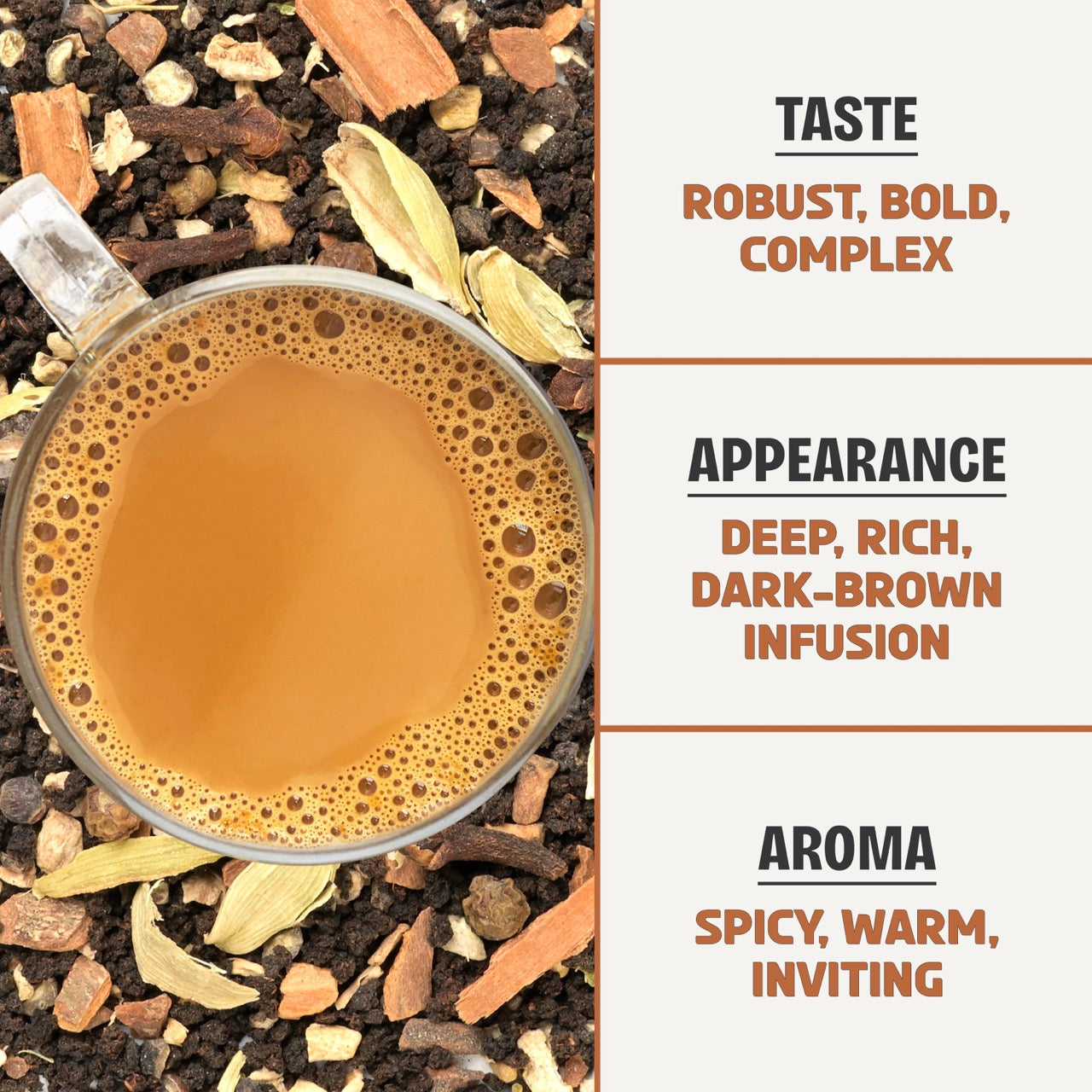 Masala Chai Loose Leaf Tea | Bold Spiced Black Tea with Traditional Indian Flavors