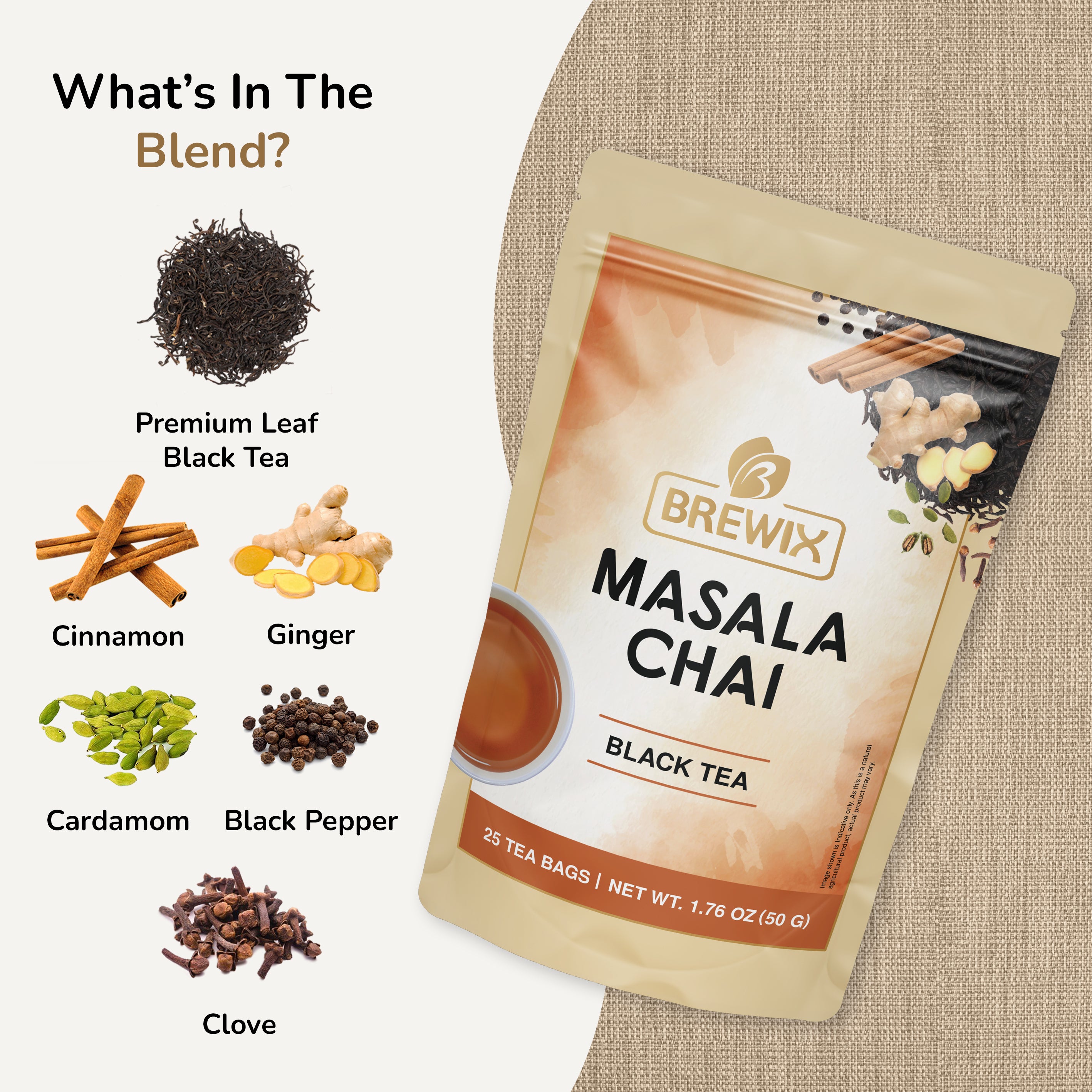 Masala Chai Tea | Bold Spiced Black Tea with Traditional Indian Flavors