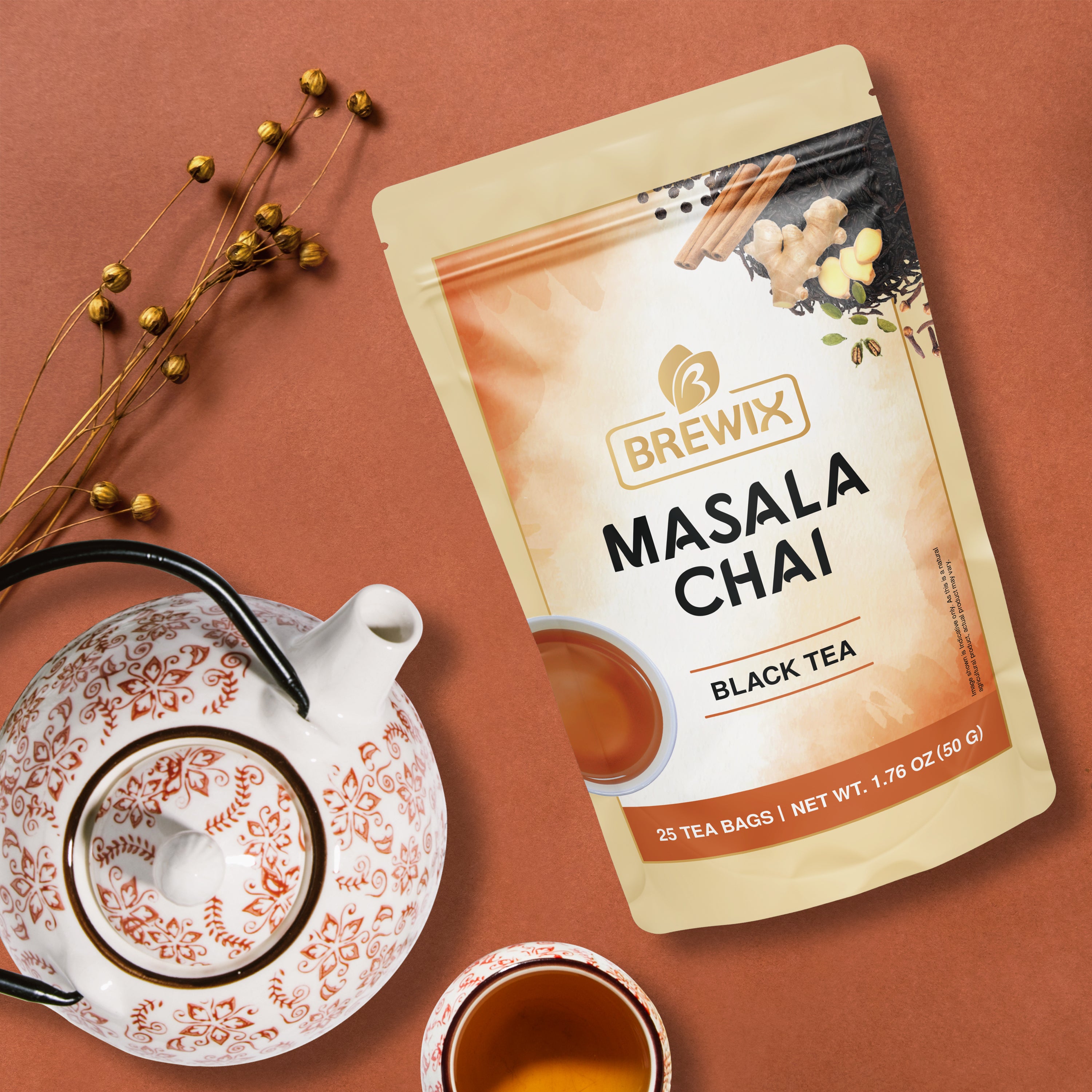 Masala Chai Tea | Bold Spiced Black Tea with Traditional Indian Flavors
