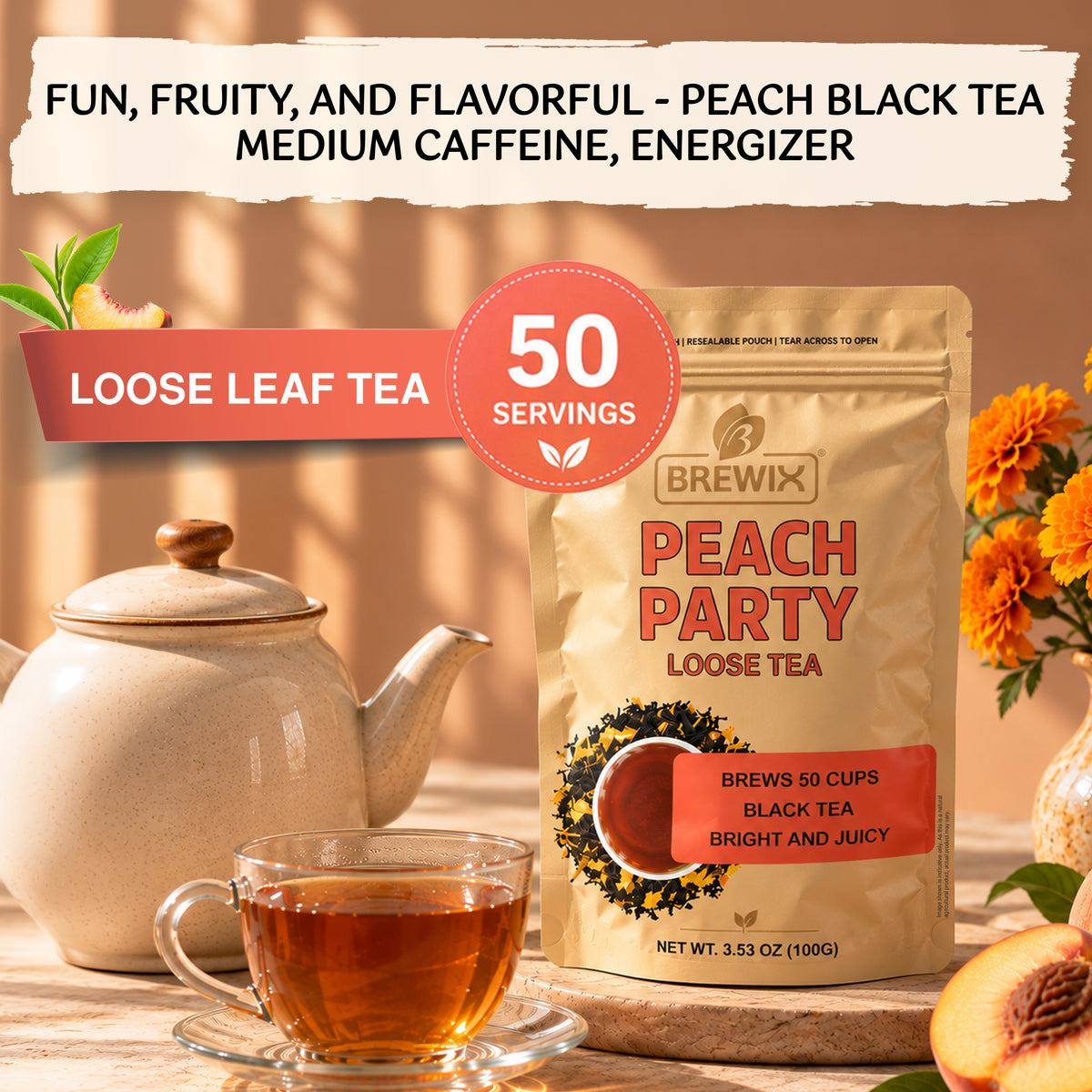 Peach Party | A Sun-Kissed Celebration Of Juicy Peaches