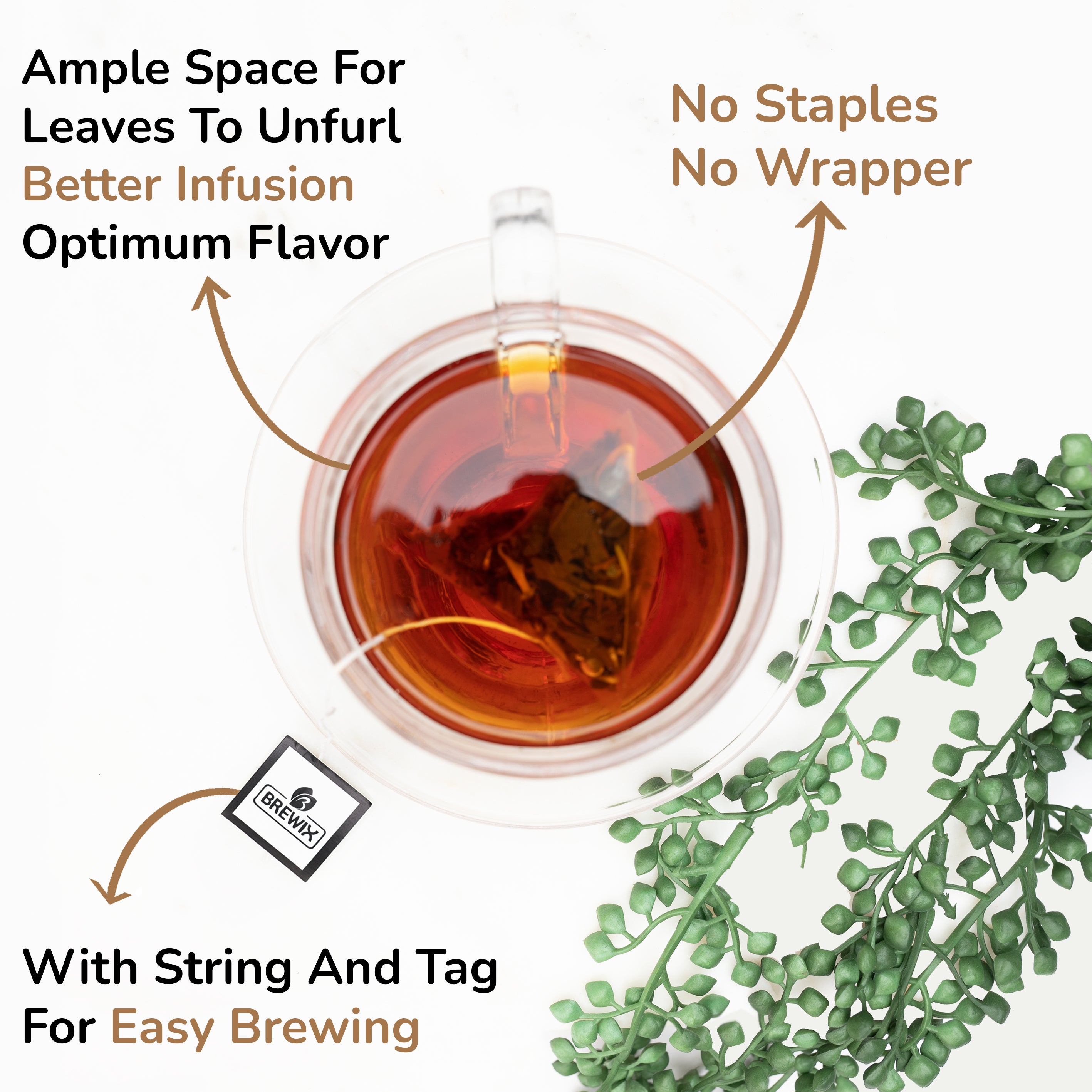 Peach Black Tea | Rich Black Tea with with Luscious Peach Bits and Natural Flavor