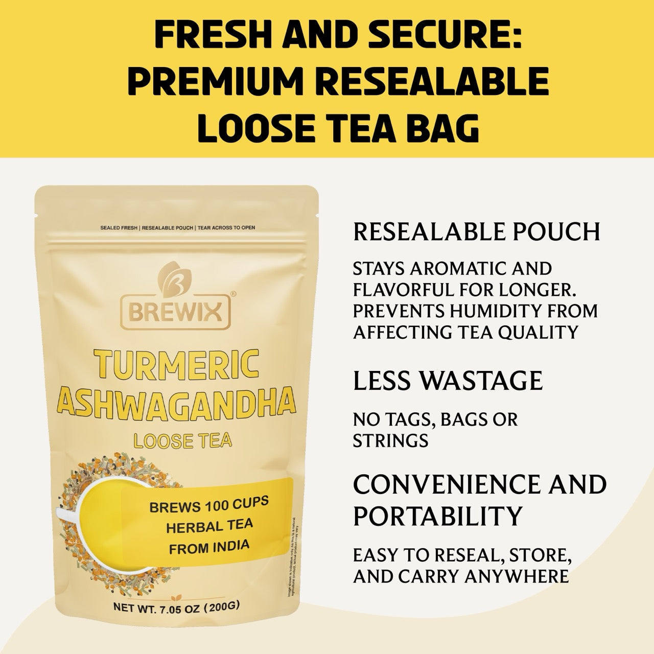 Turmeric Ashwagandha Herbal Tea Tissane
