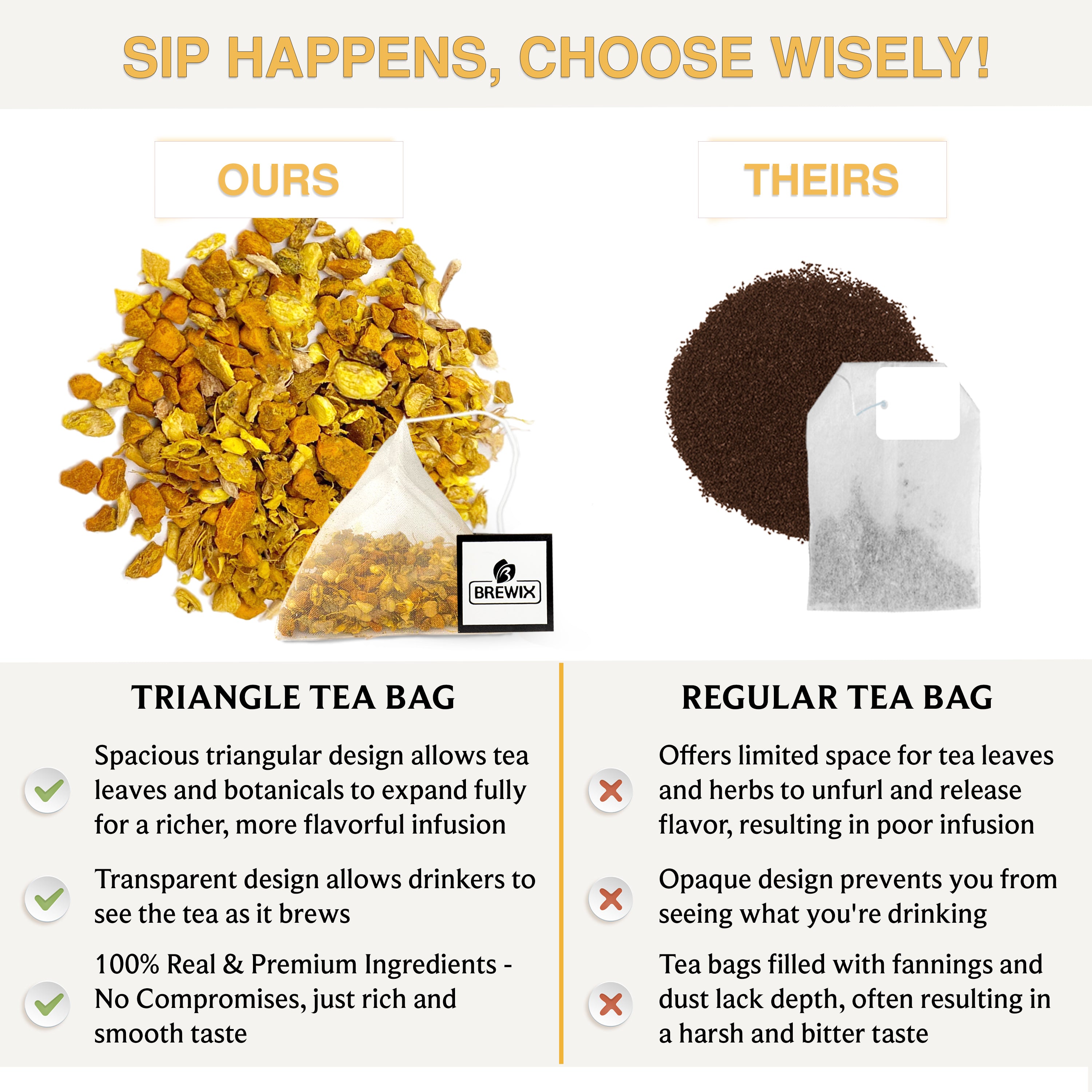 Turmeric Ginger Herbal Tea Tissane, Soothes and Revitalizes