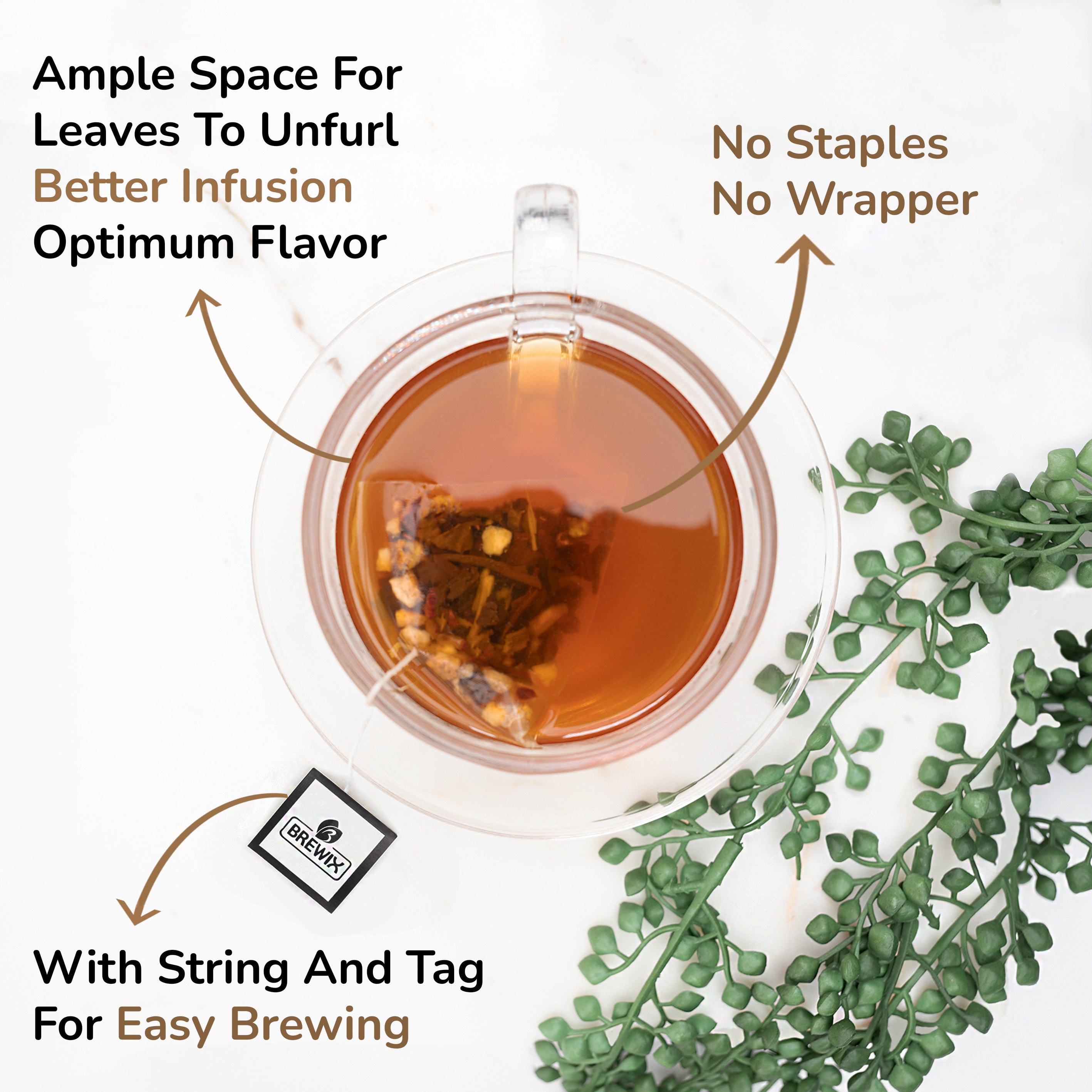 Campfire Cinnamon Black Tea, 22 Pyramid Bags