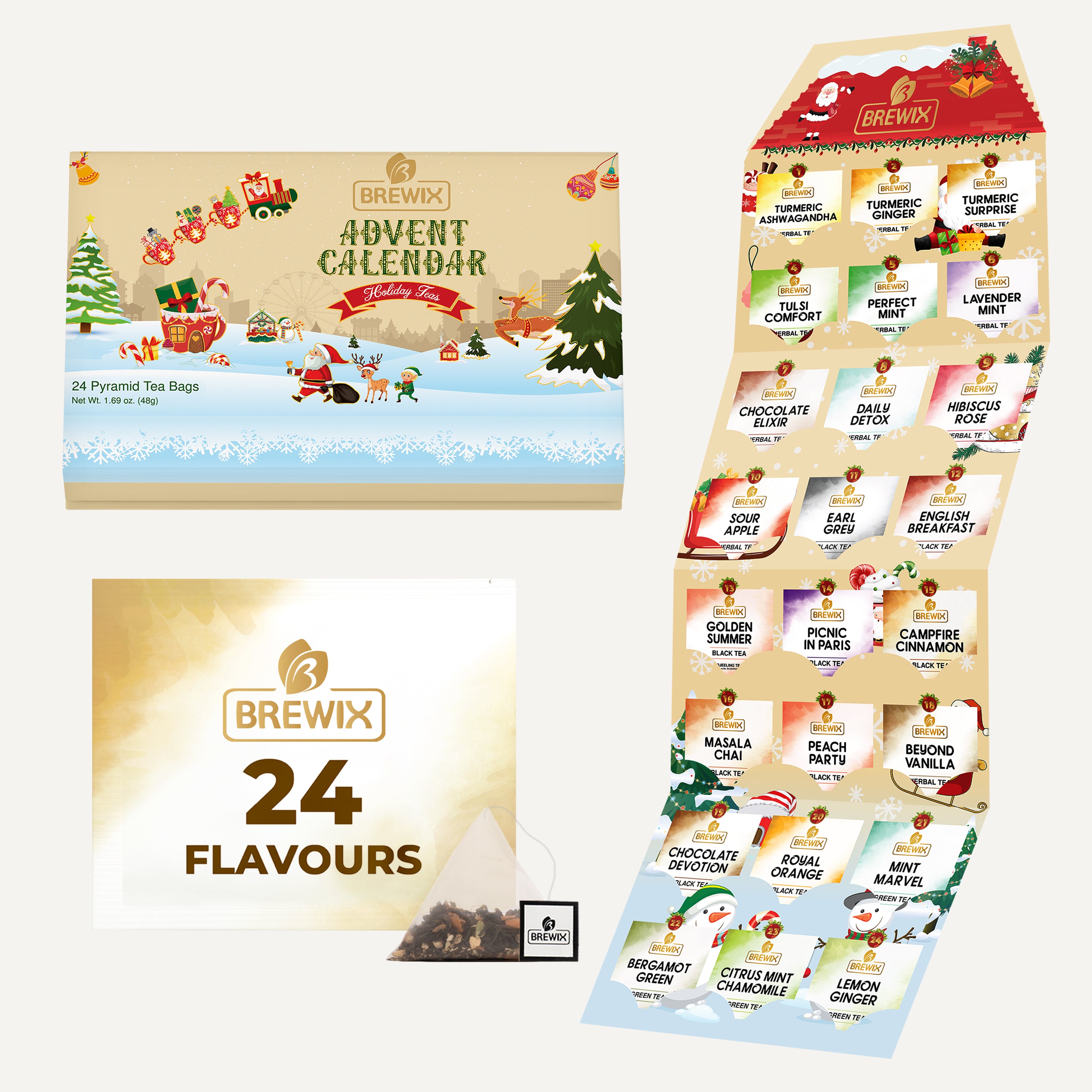 Advent Calendar - 24 days to Christmas Gift Box