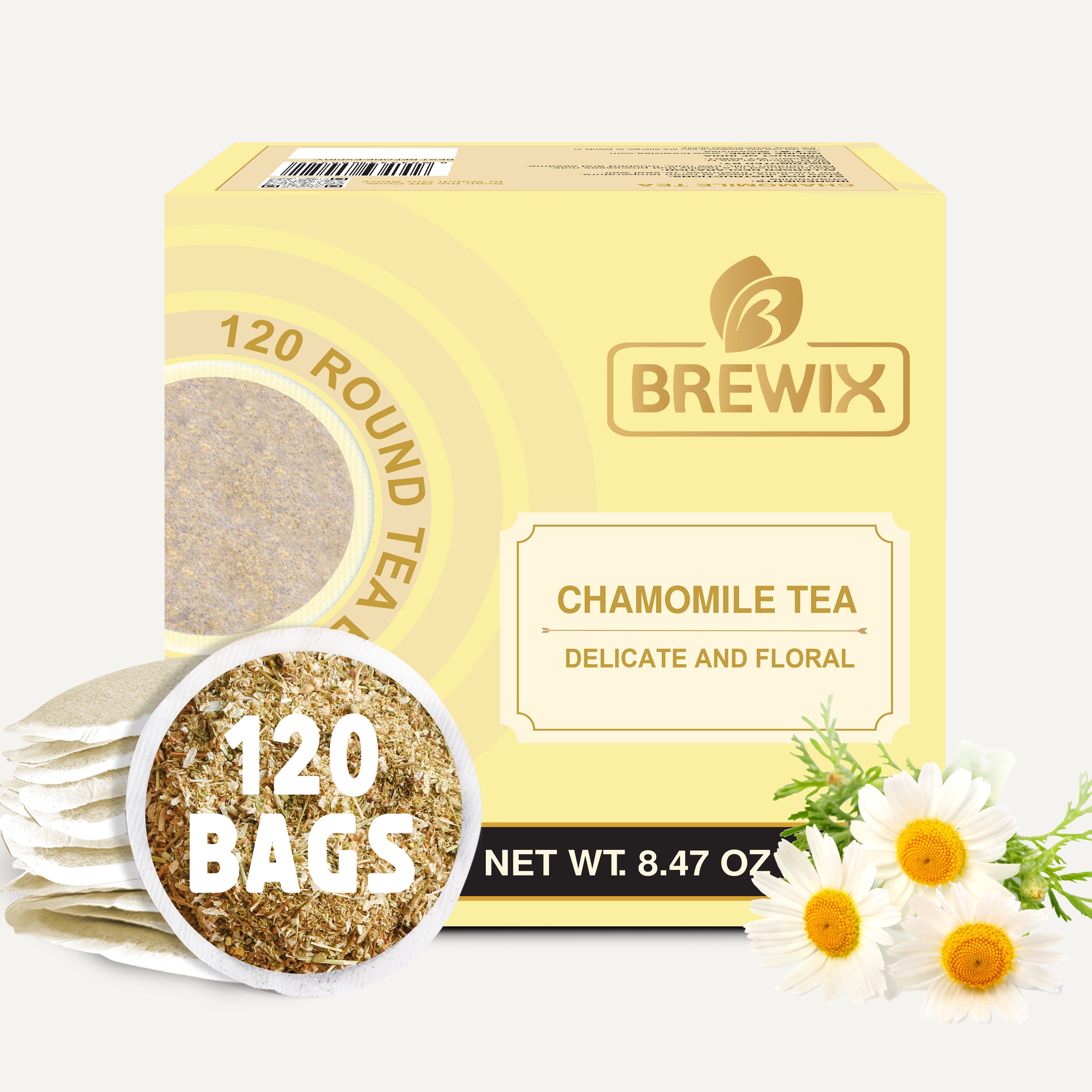 Chamomile 120 Round Bags