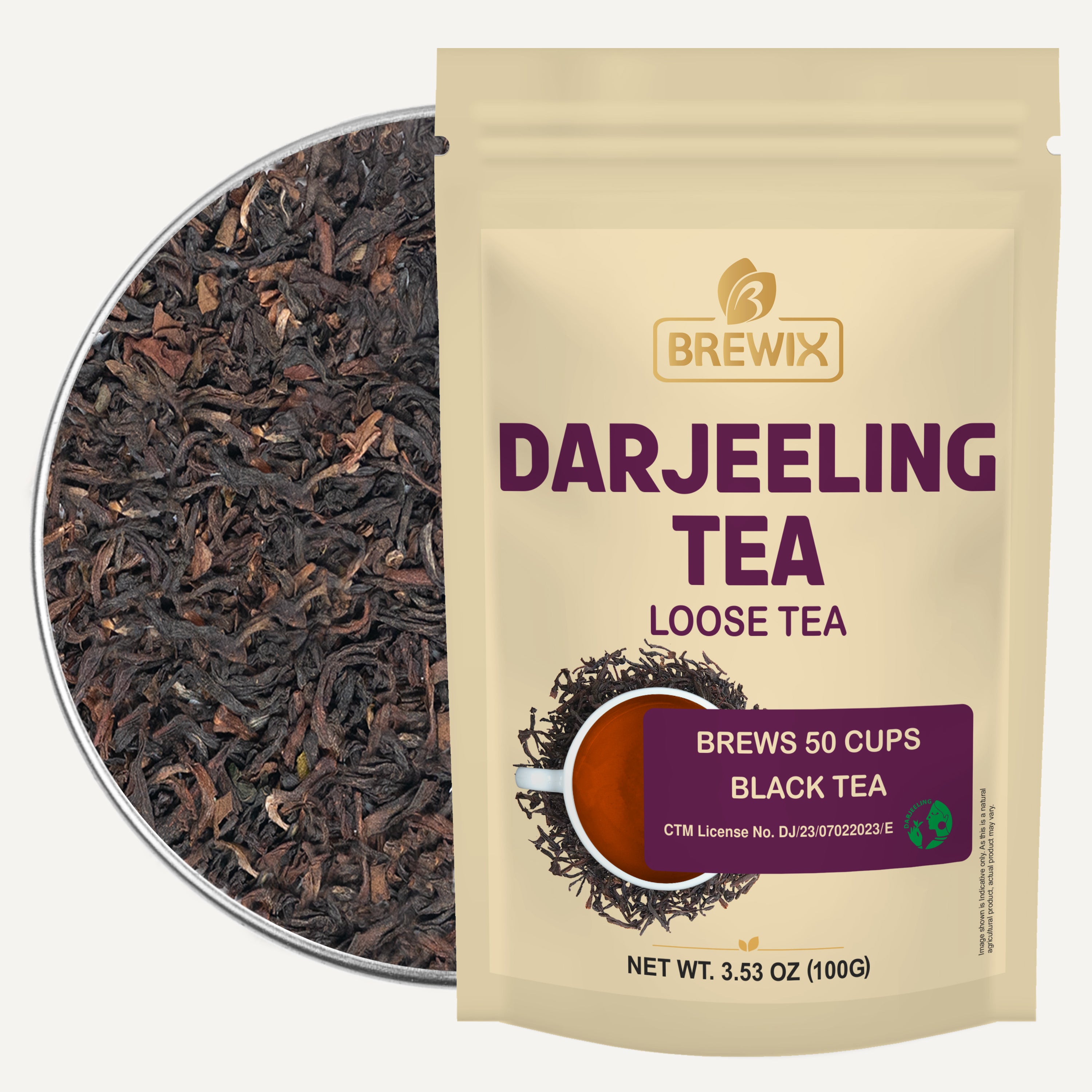 Darjeeling Black Tea, 3.53 oz Loose Tea