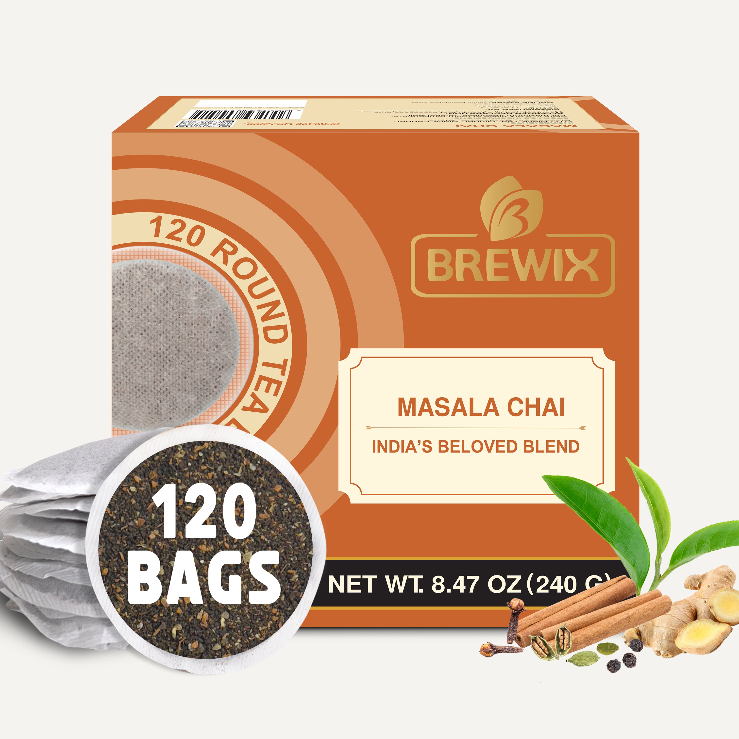 Masala Chai 120 Round Bags