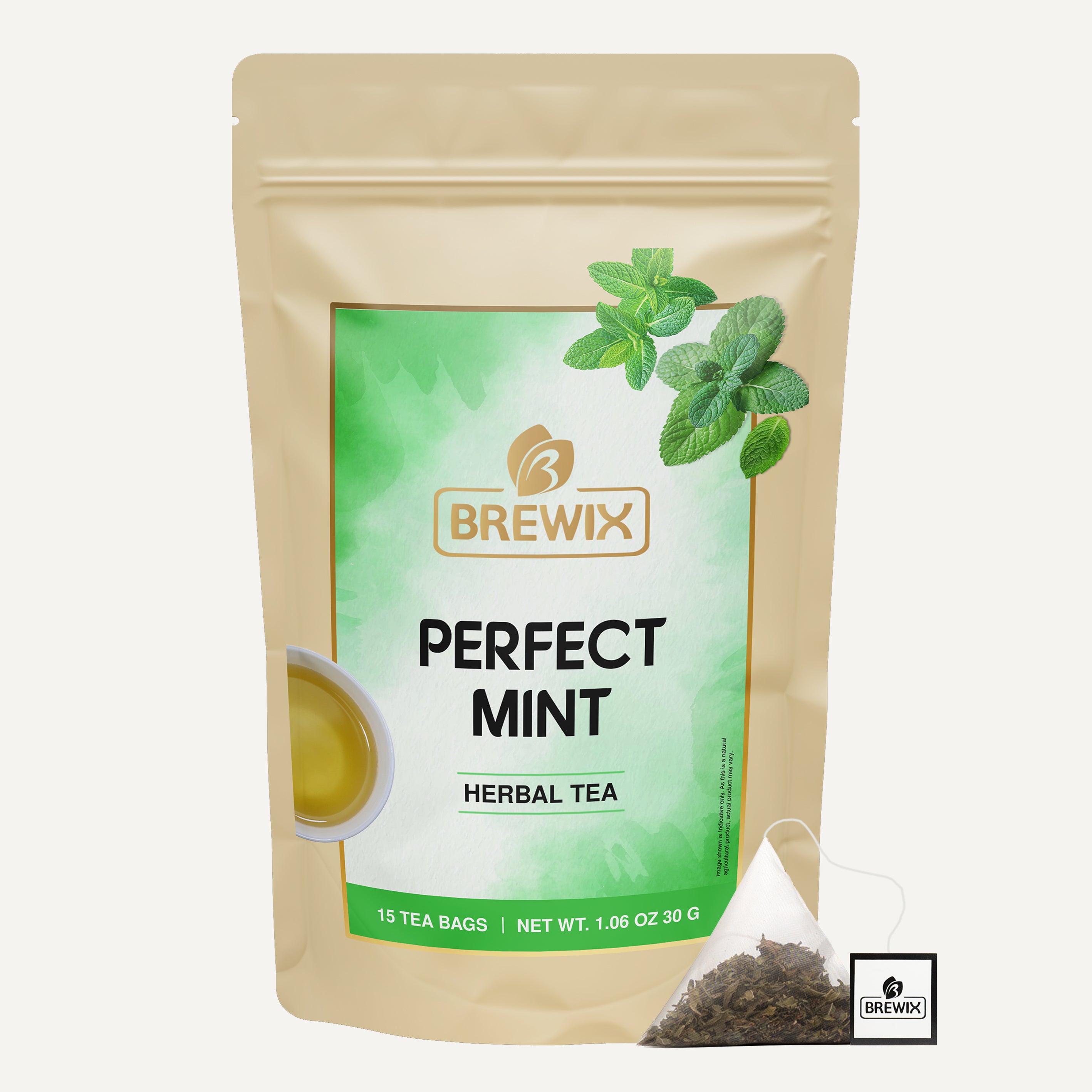 Perfect Mint Tea, 15 pyramid tea bags
