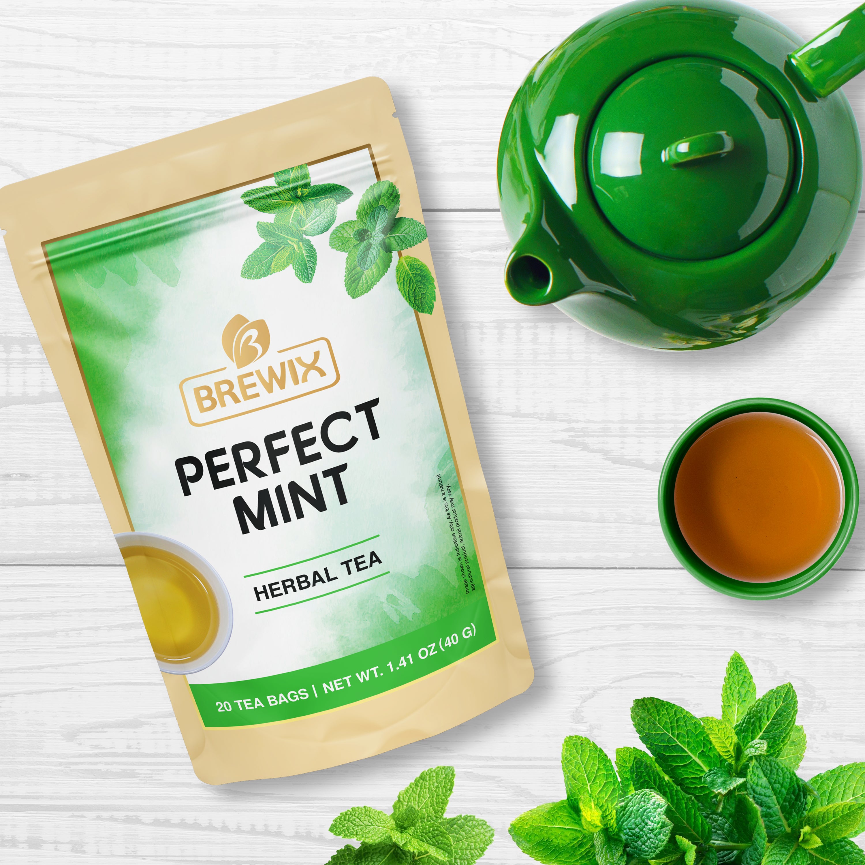 Perfect Mint Tea, 20 Pyramid Tea Bags