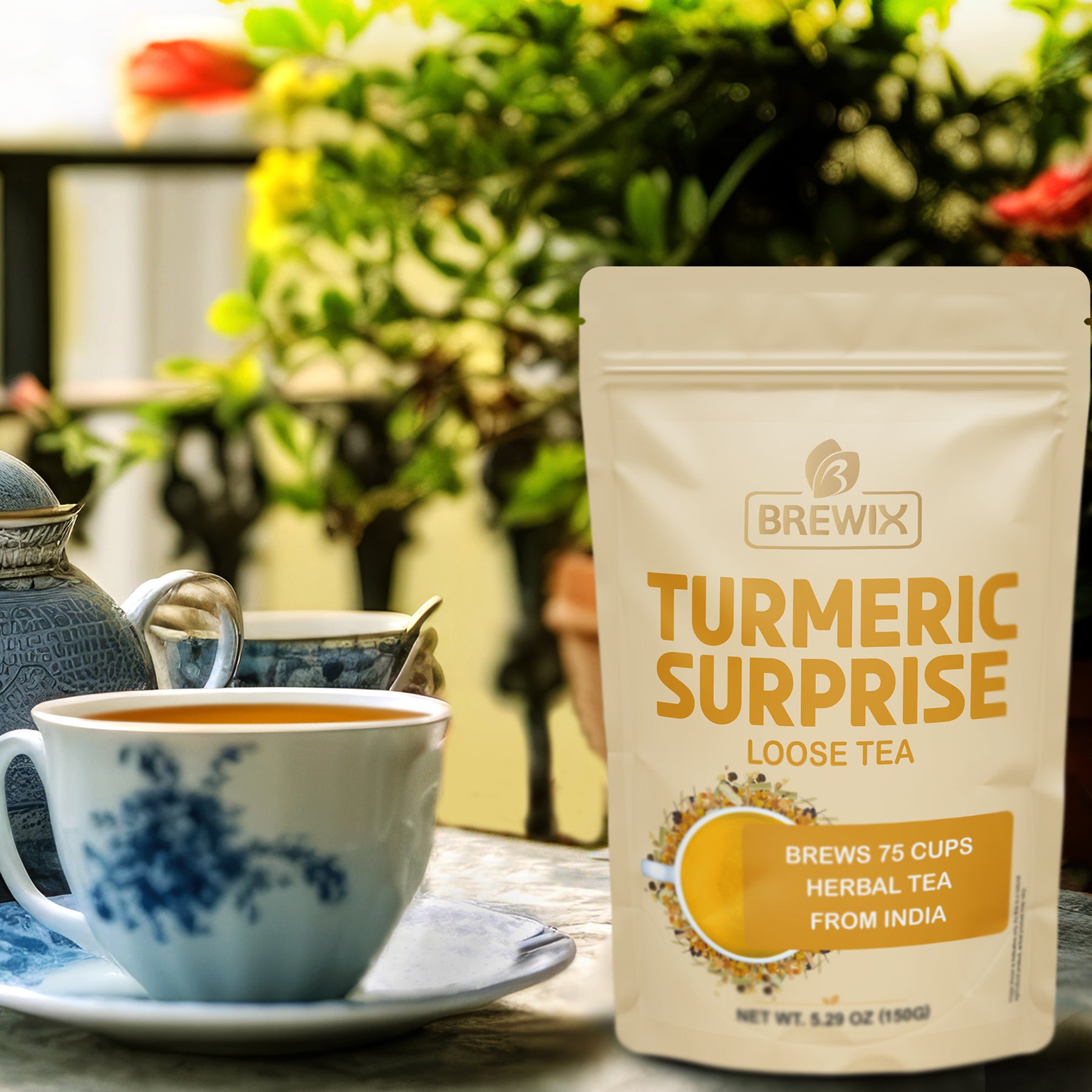 Turmeric Surprise Herbal Tea Tissane, 5.29 oz Loose Tea