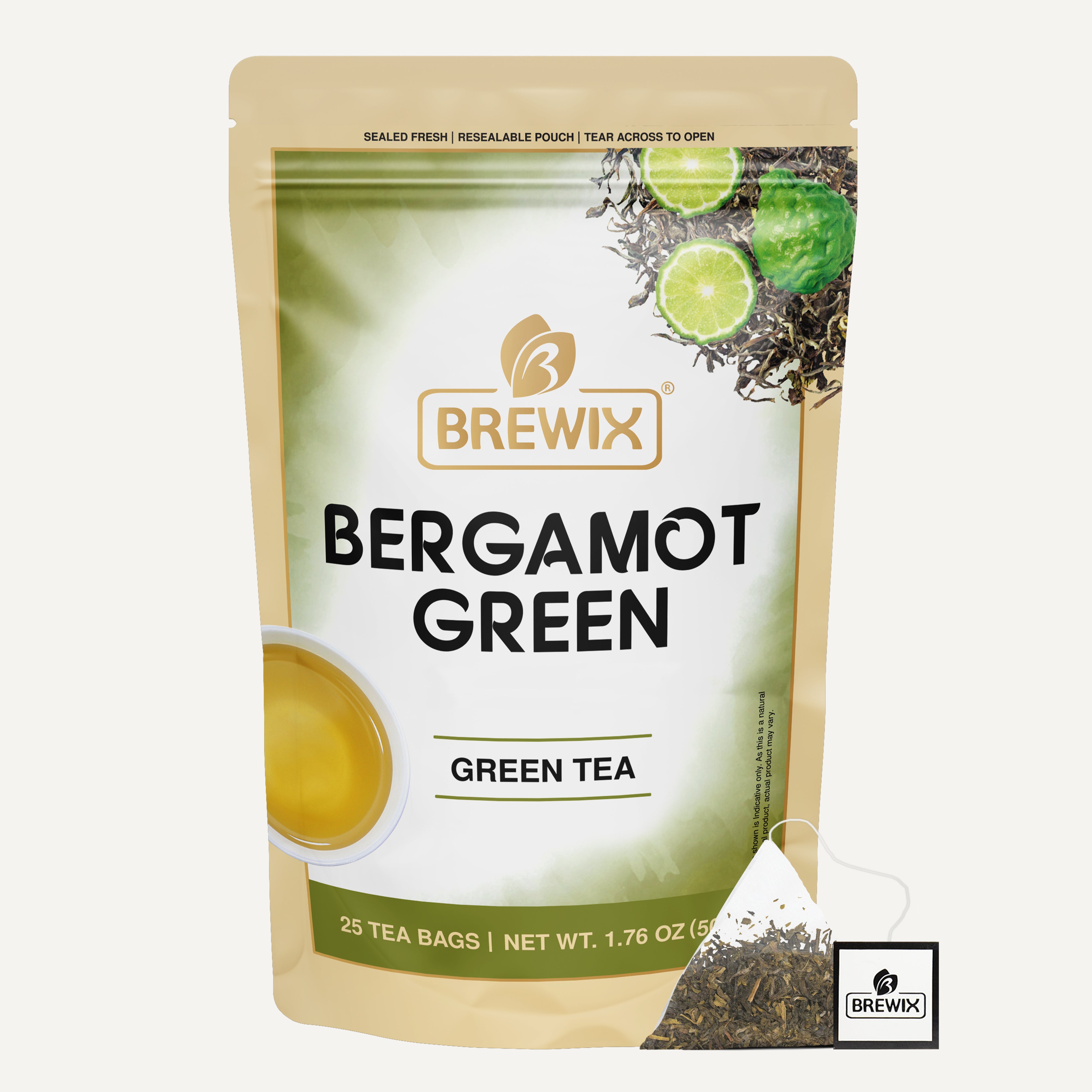 Bergamot Green, 25 Pyramid Bags